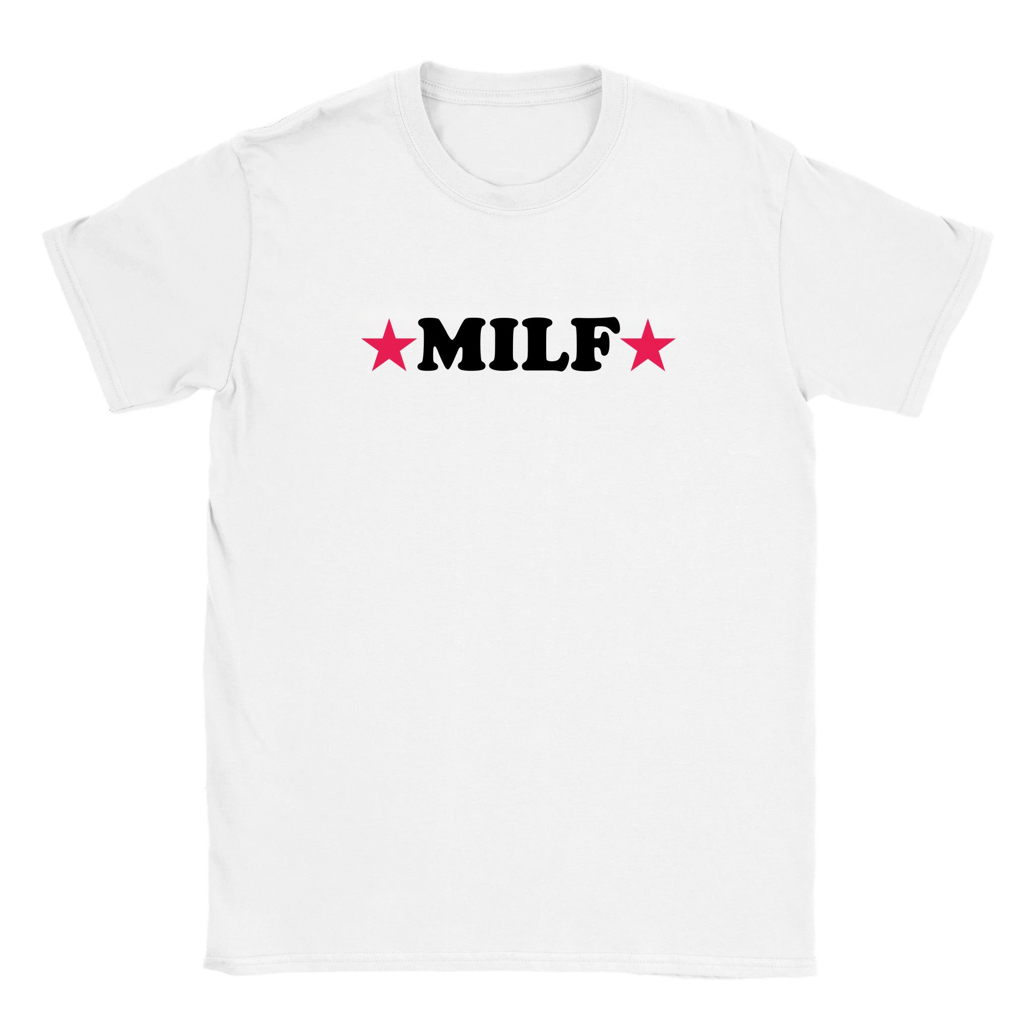 MILF - Baby tee – White
