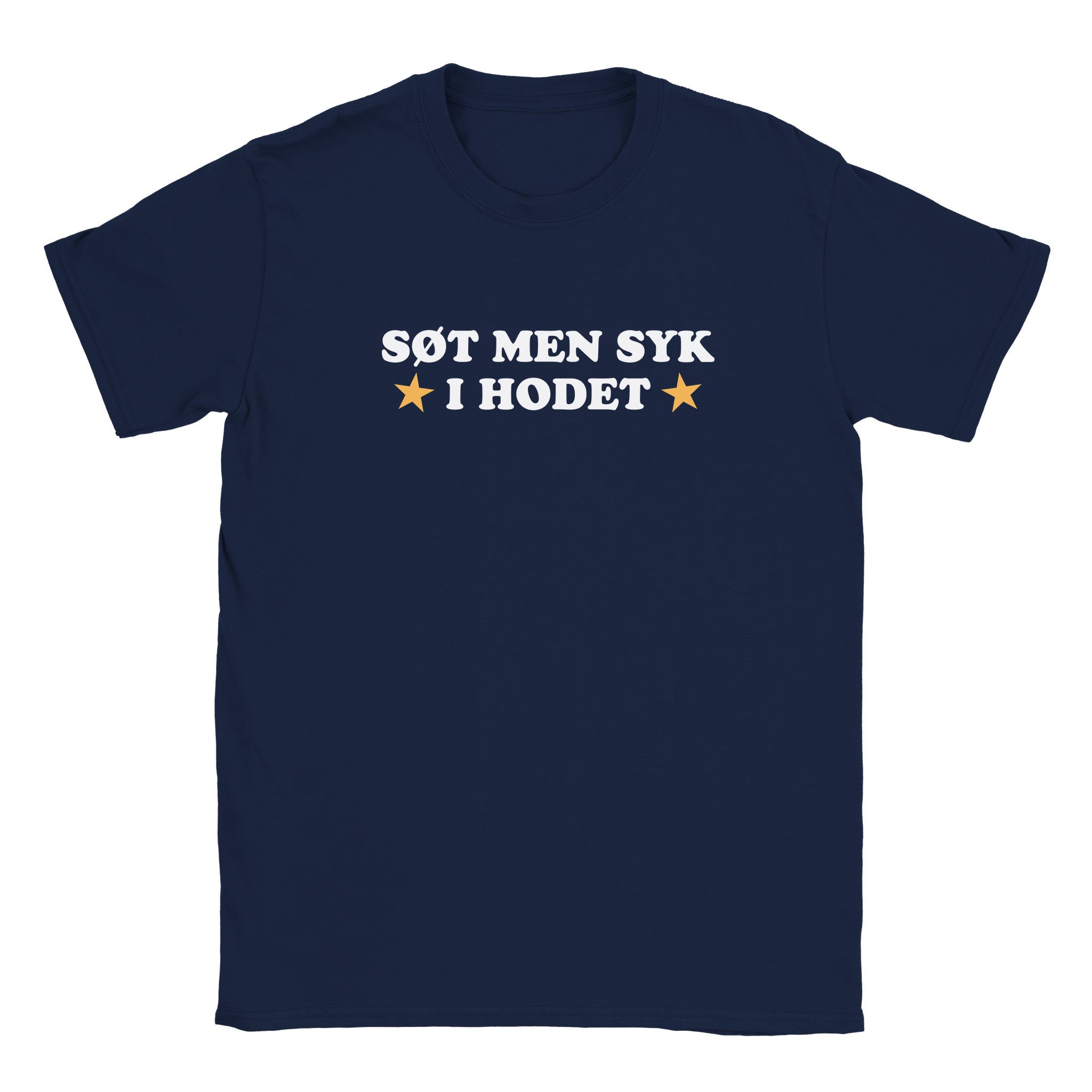 Søt men syk i hodet - Baby tee – Navy