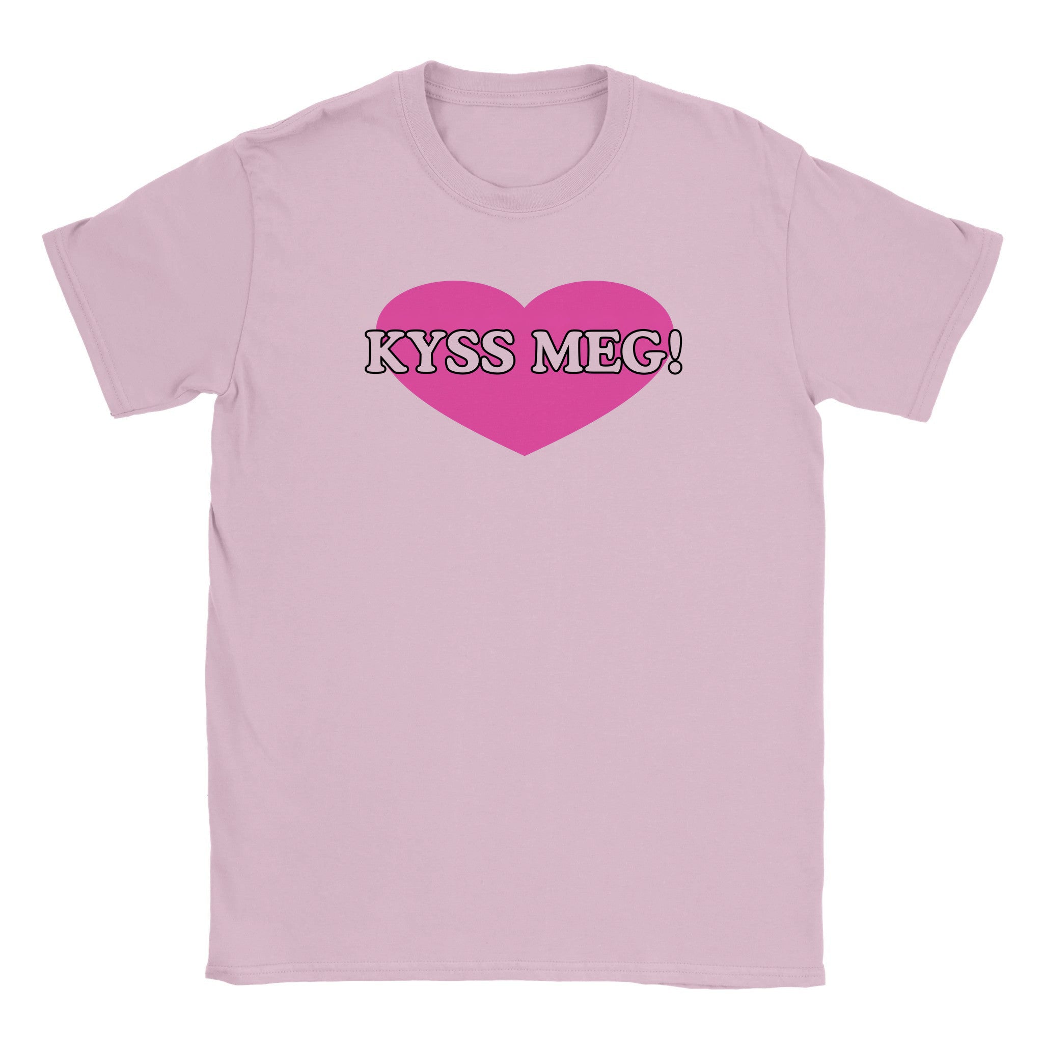 Kyss meg! - Baby tee – Light Pink