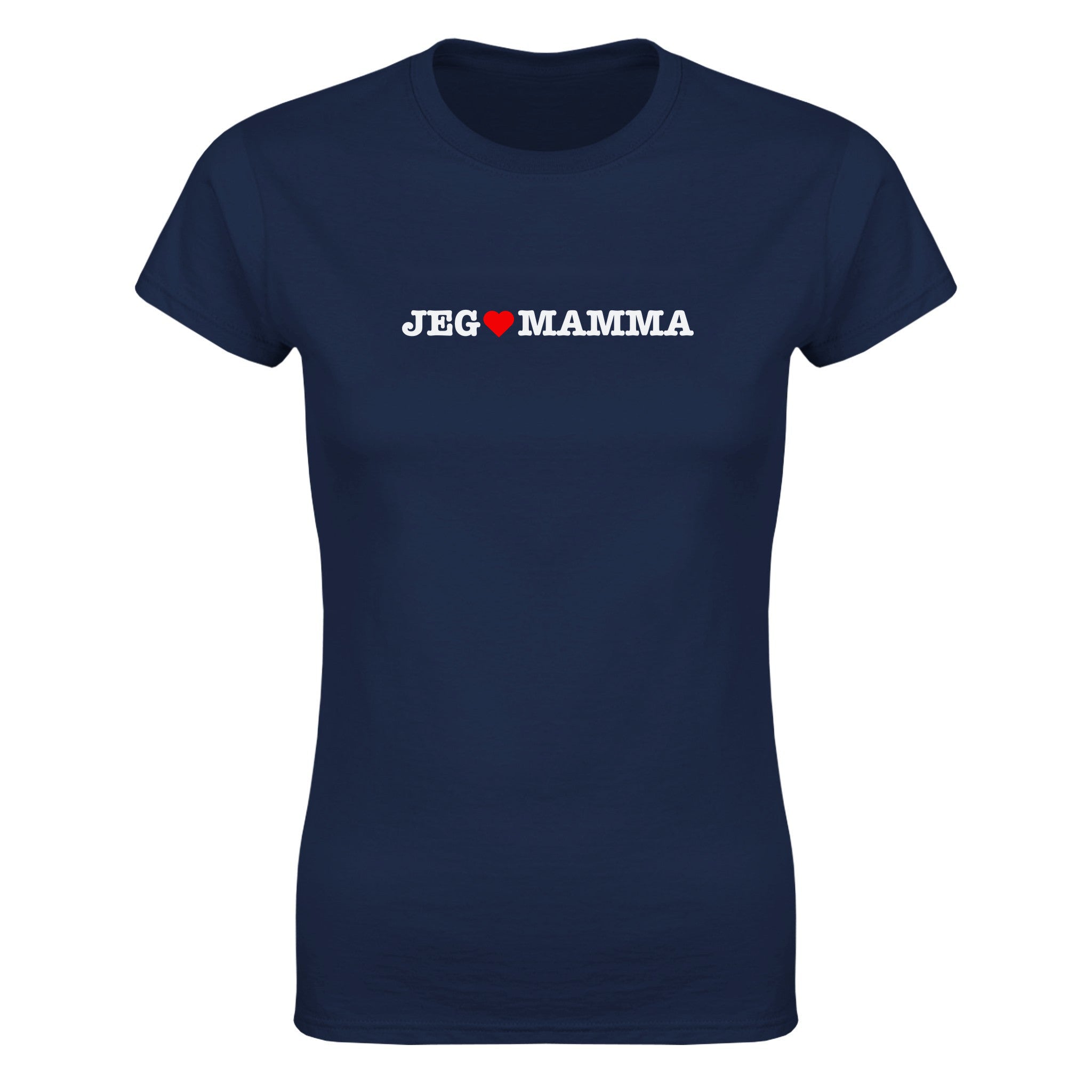 Jeg elsker mamma - Dame t-skjorte – Navy