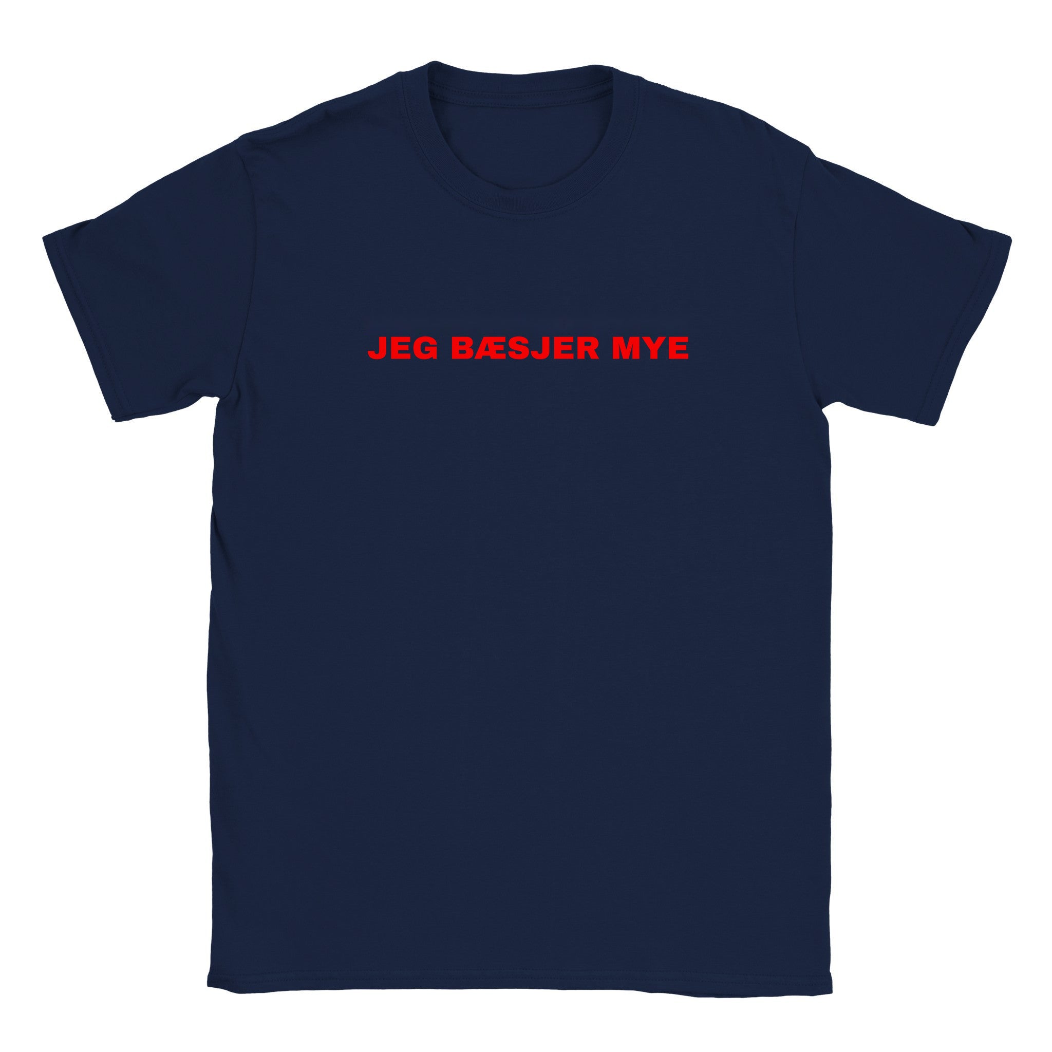 Jeg bæsjer mye - Baby tee – Navy