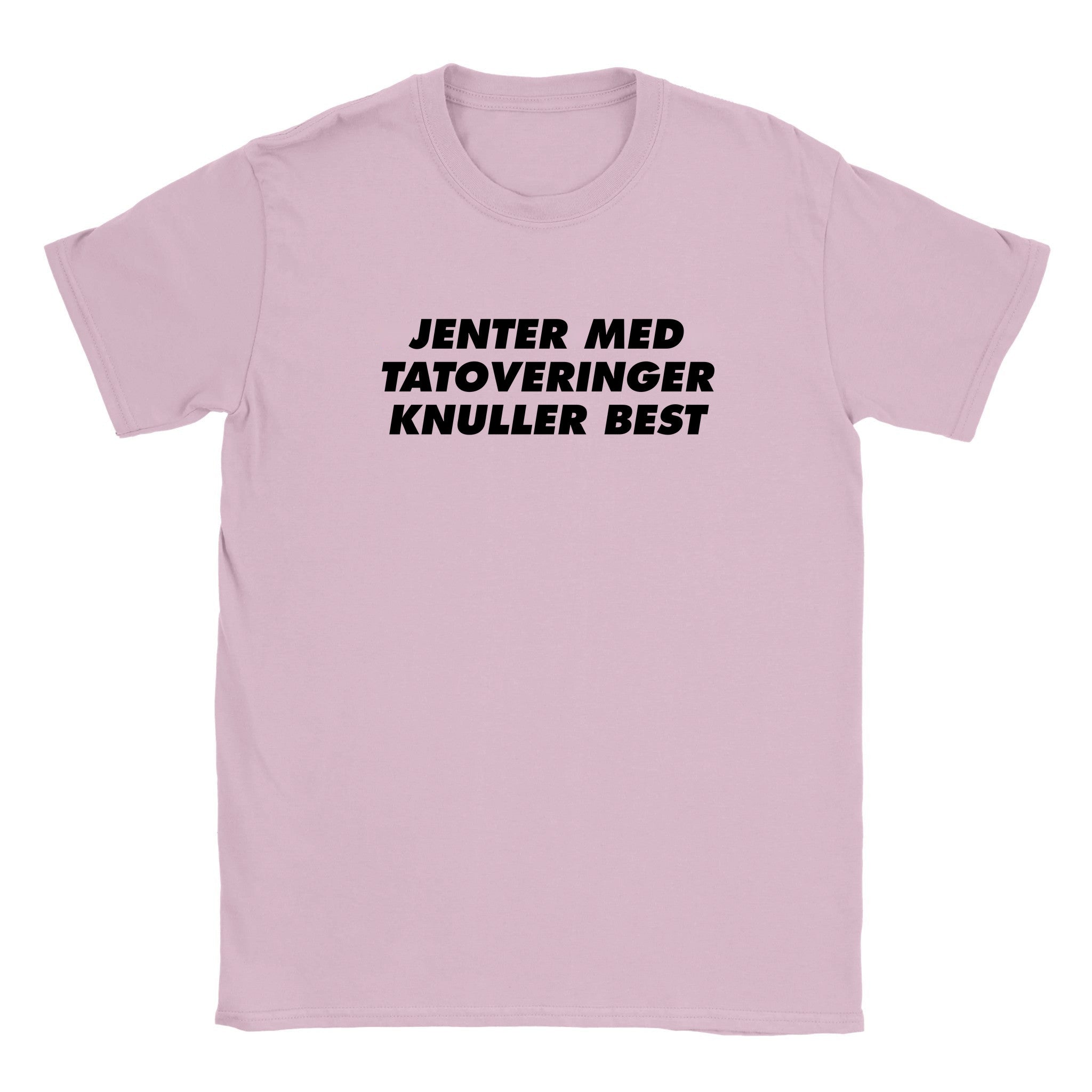 Jenter med tatoveringer knuller best - Baby tee – Light Pink