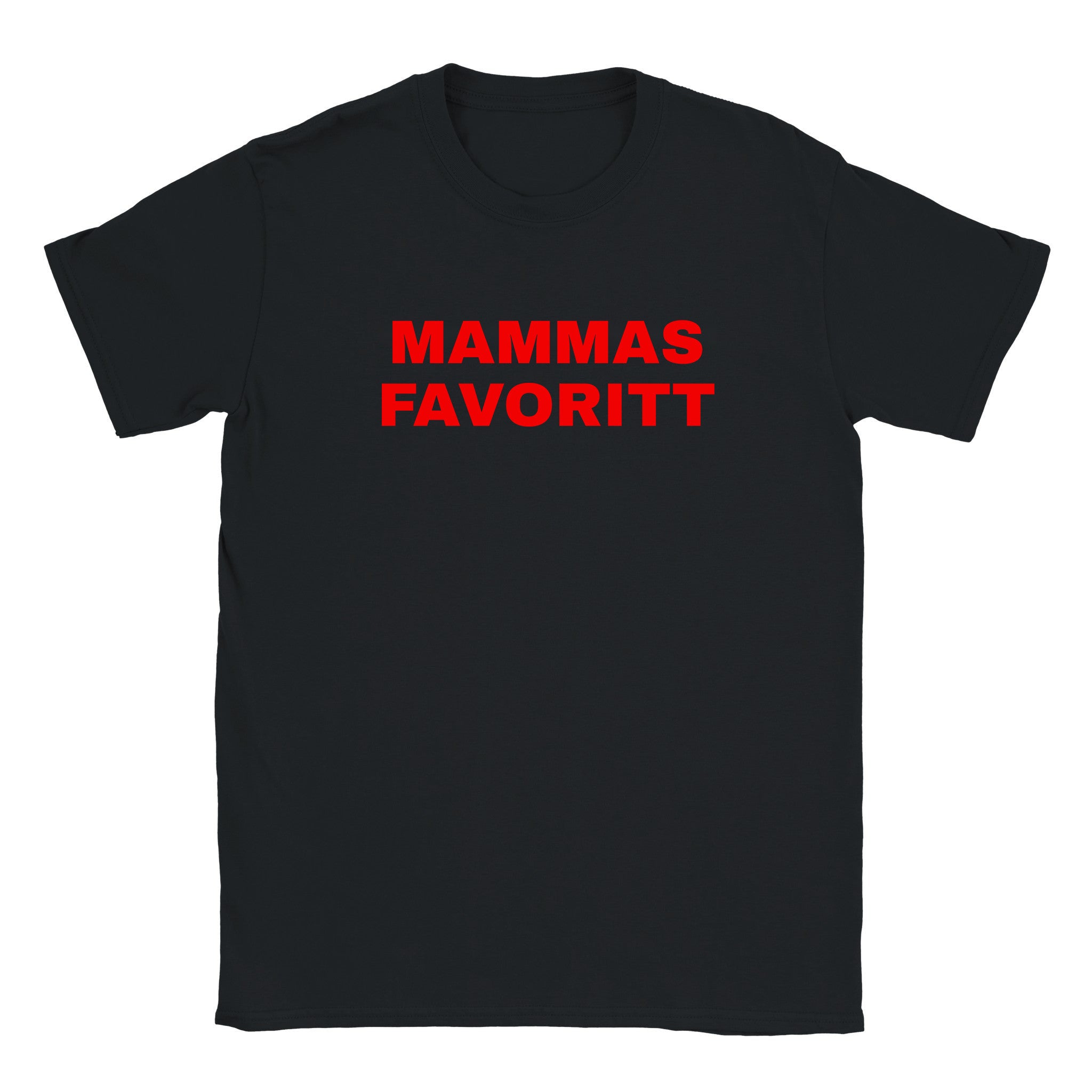 Mammas favoritt - Baby tee – Black