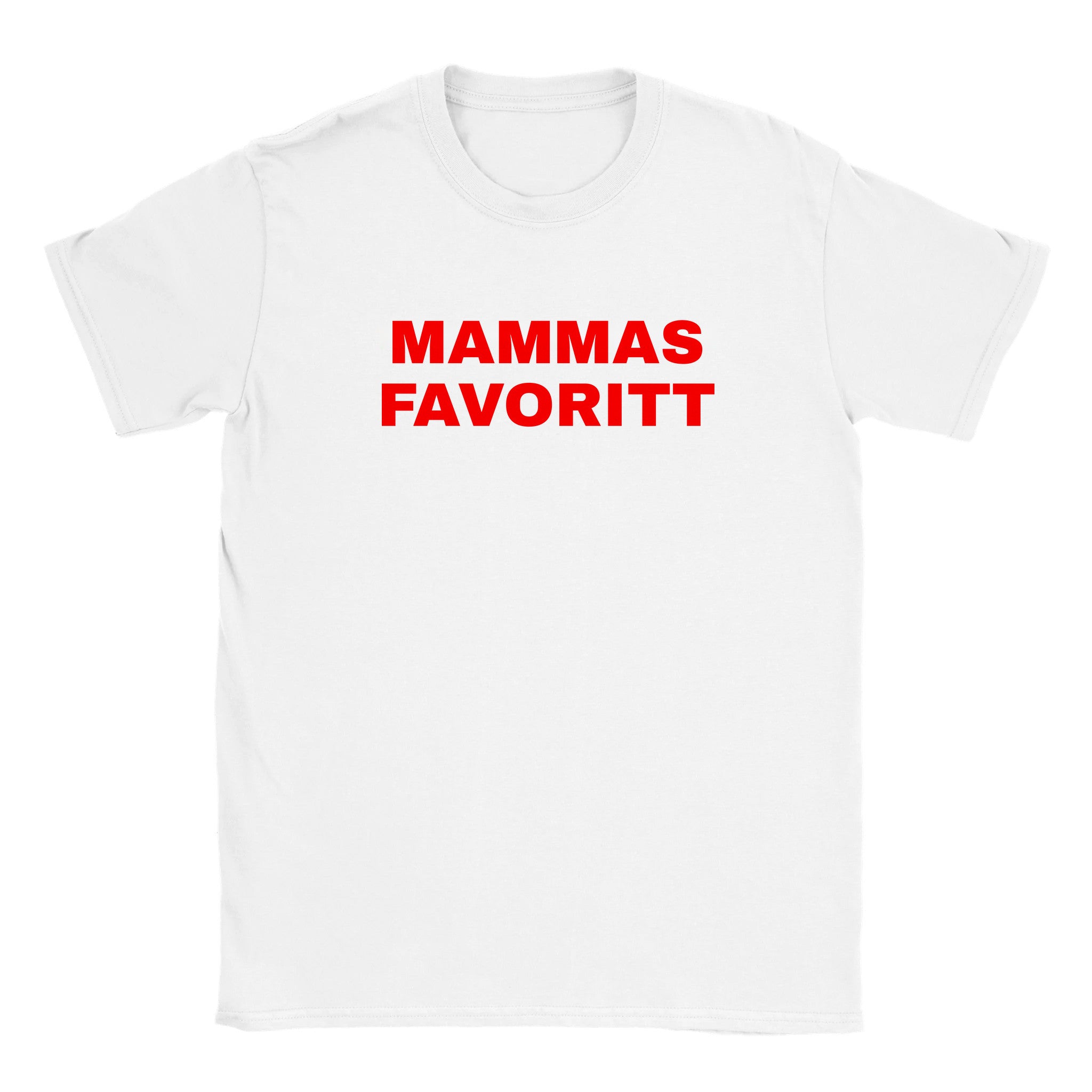 Mammas favoritt - Baby tee – White