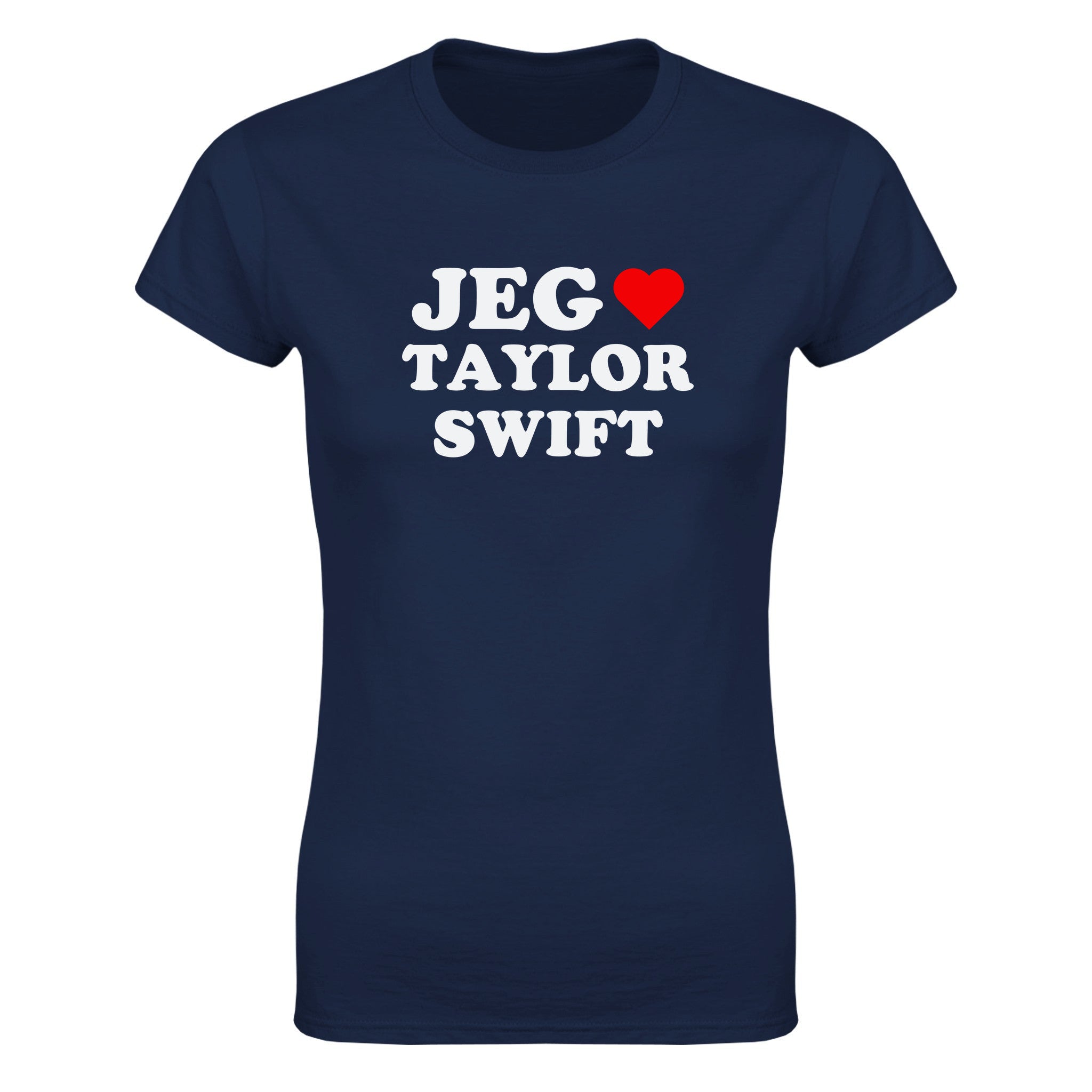 Jeg elsker Taylor Swift - Dame t-skjorte – Navy