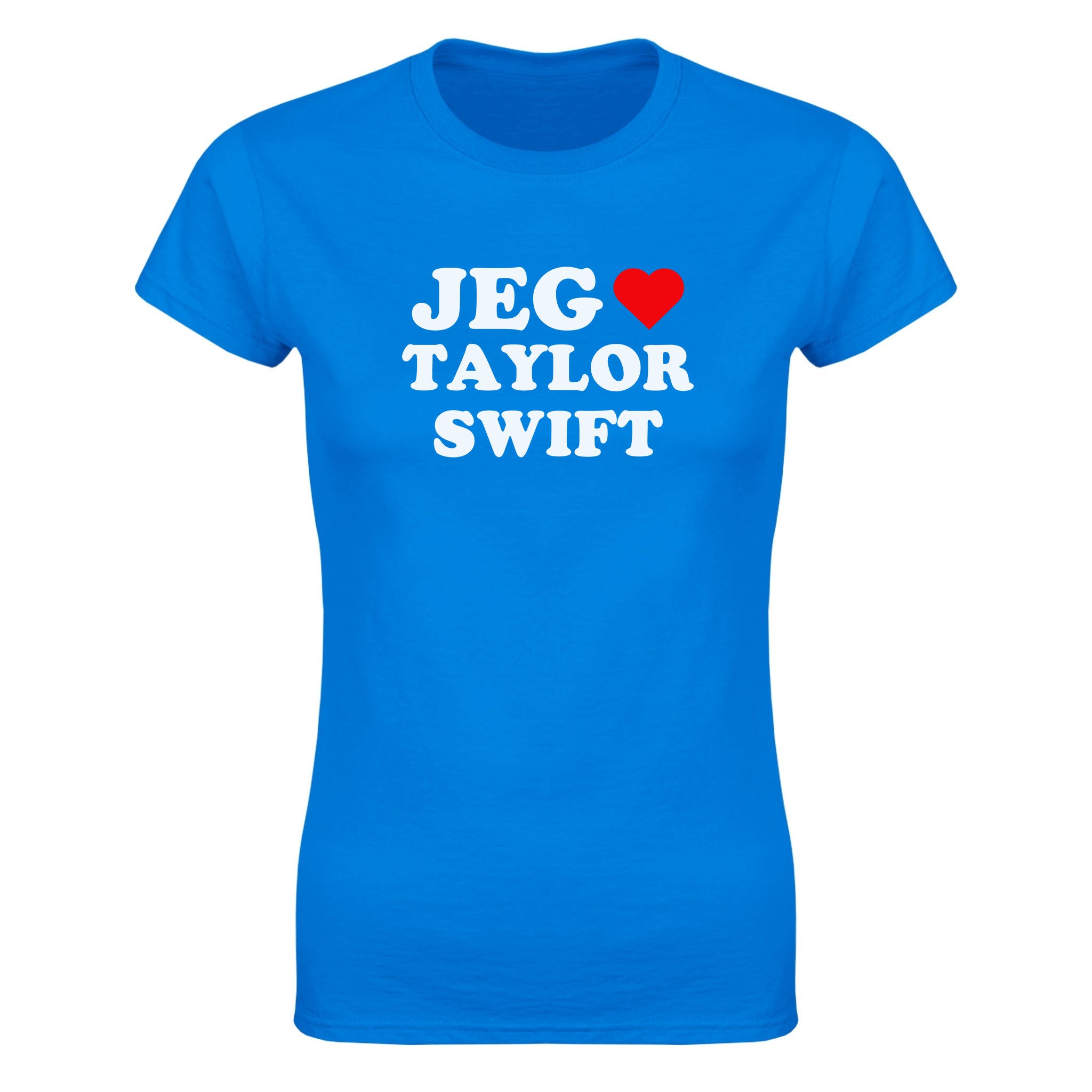 Jeg elsker Taylor Swift - Dame t-skjorte – Royal