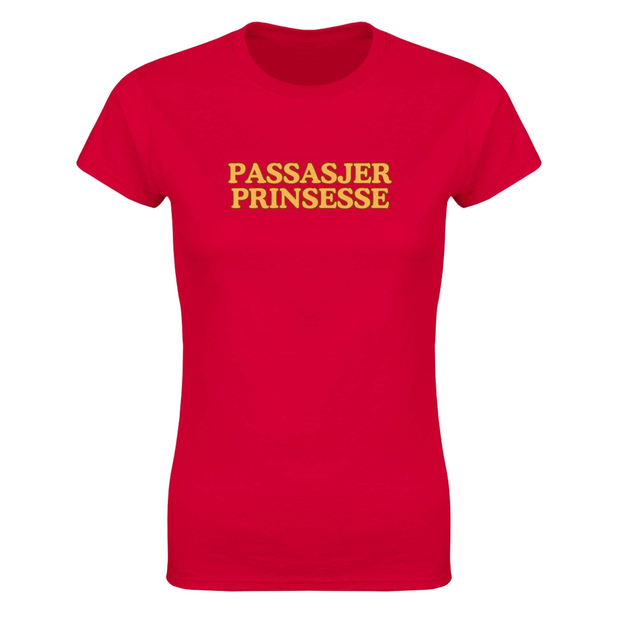 Passasjer prinsesse - Dame t-skjorte – Red