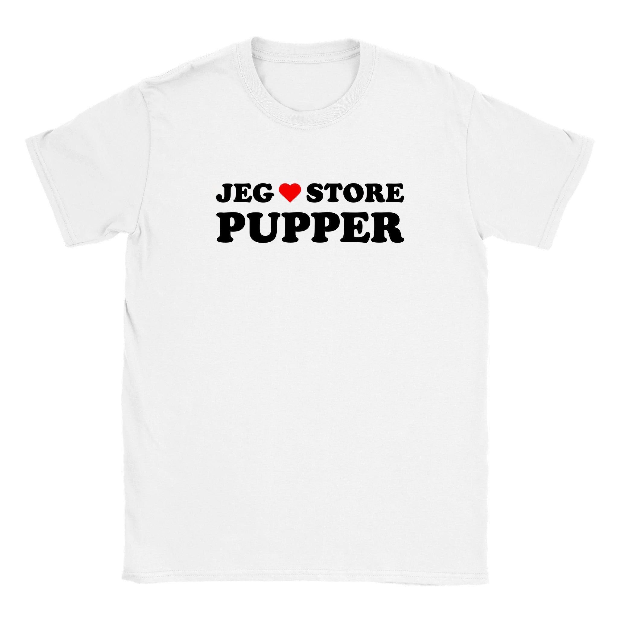 Jeg elsker store pupper - Baby tee – White