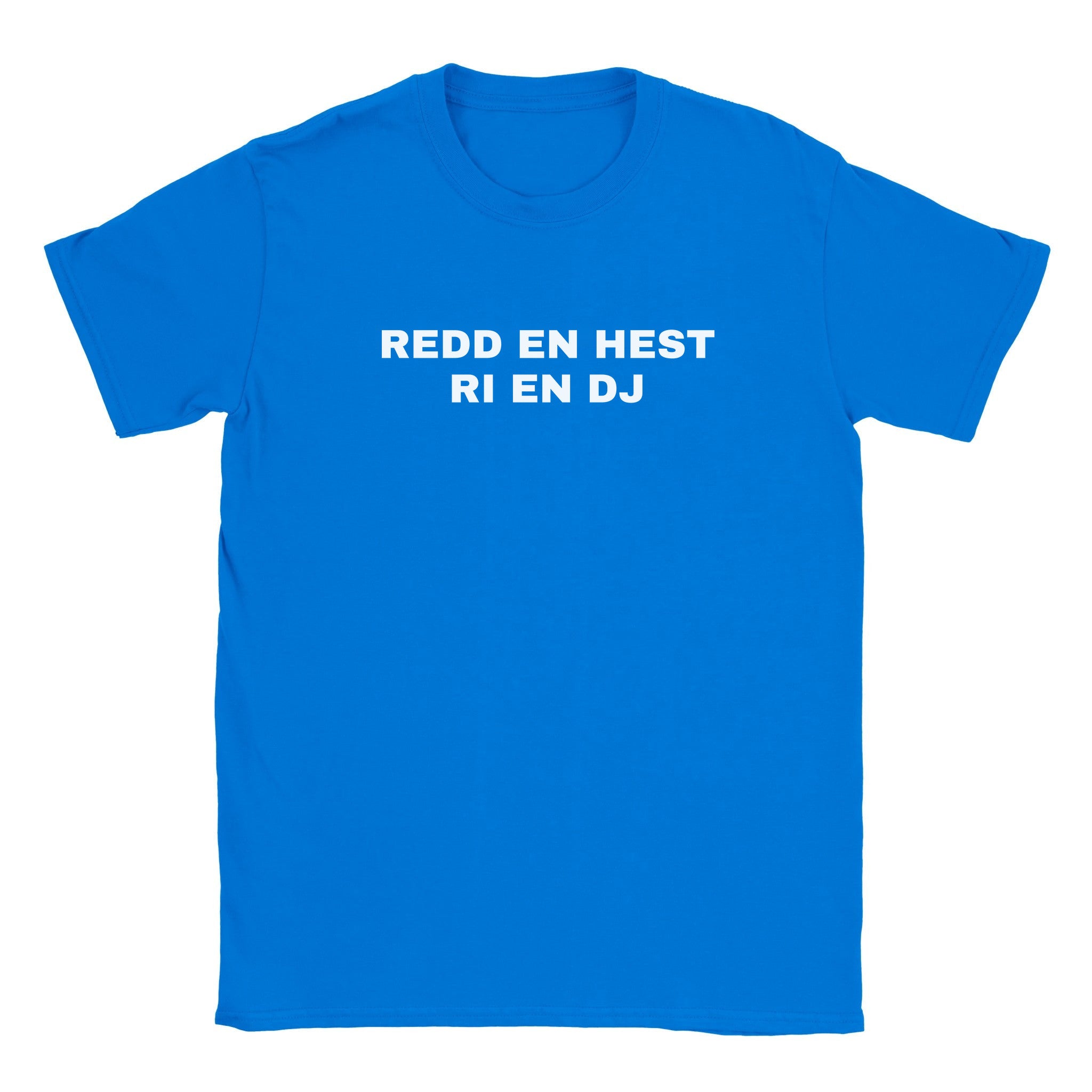 Redd en hest ri en DJ - Baby tee – Royal