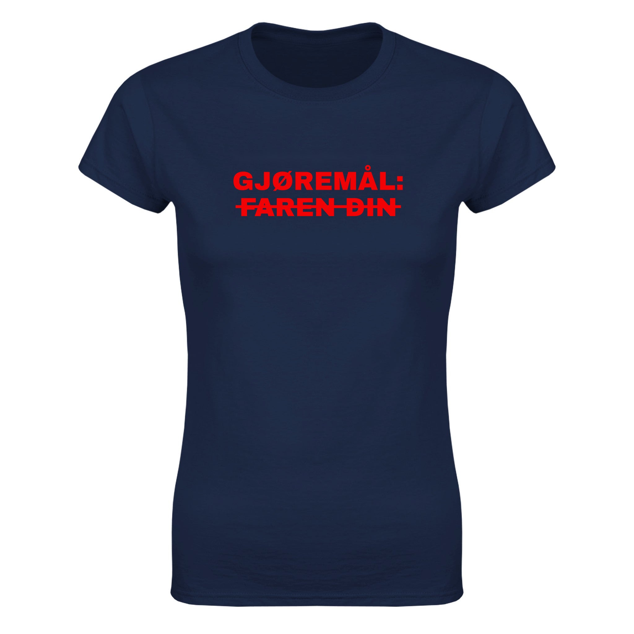 Gjøremål faren din - Dame t-skjorte – Navy