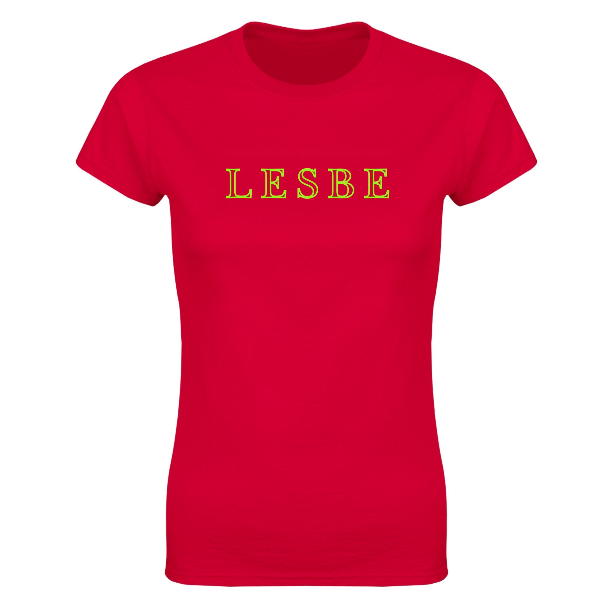 Lesbe - Dame t-skjorte – Red