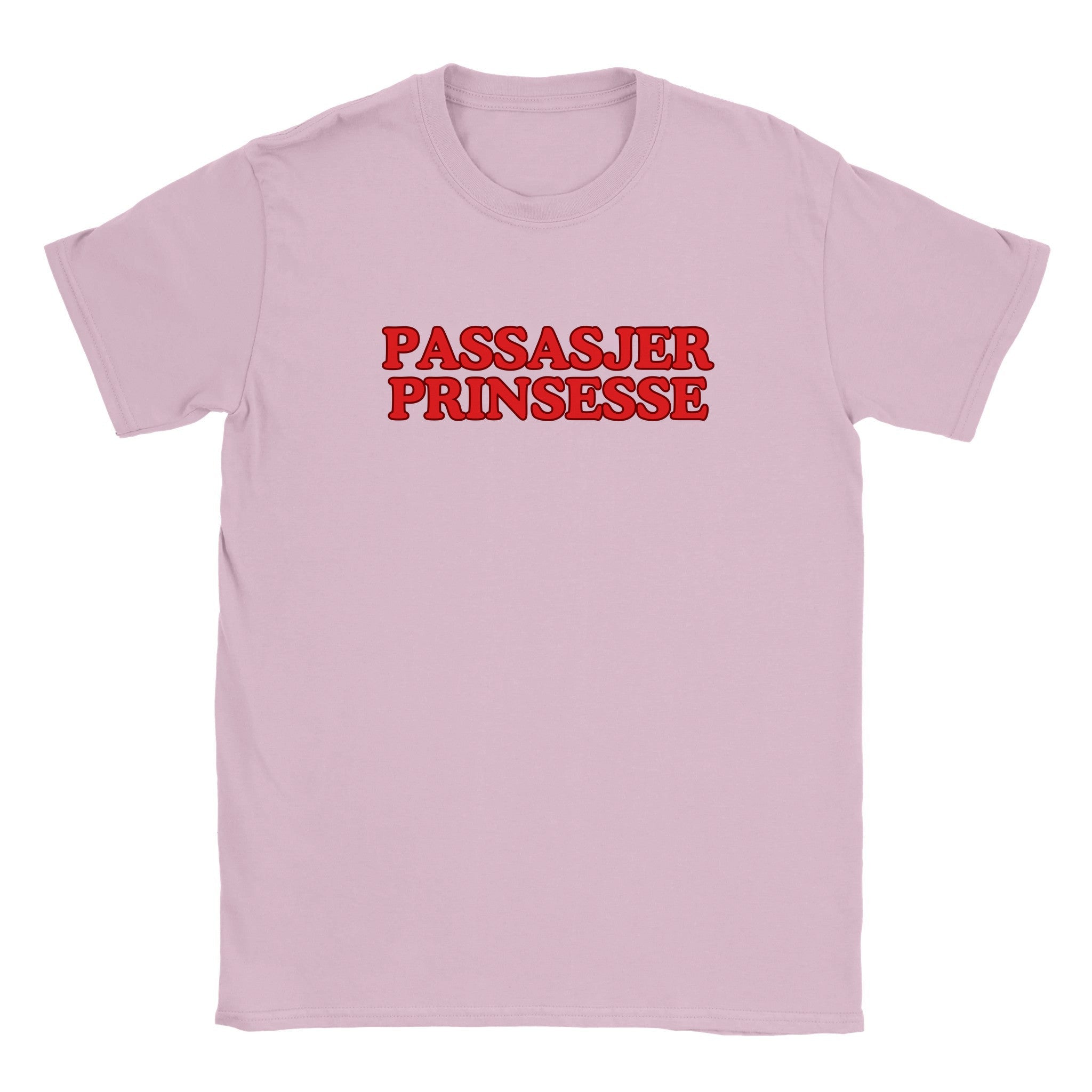 Passasjer prinsesse - Baby tee – Light Pink