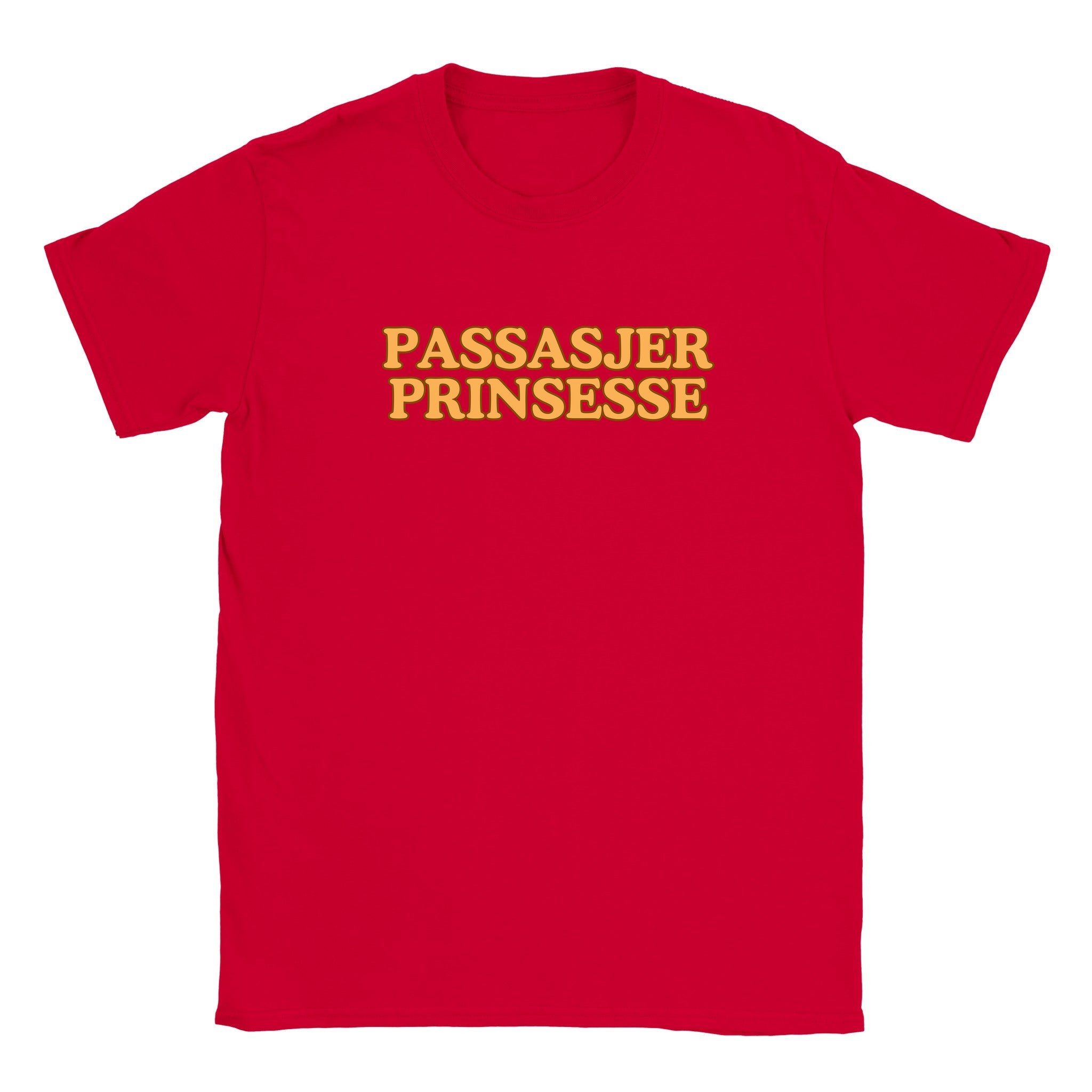 Passasjer prinsesse - Baby tee – Red