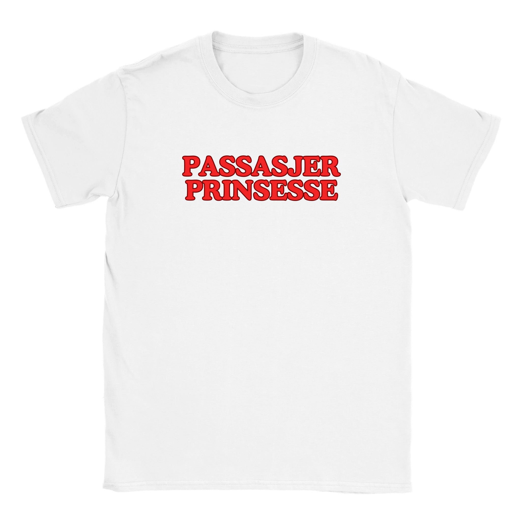 Passasjer prinsesse - Baby tee – White