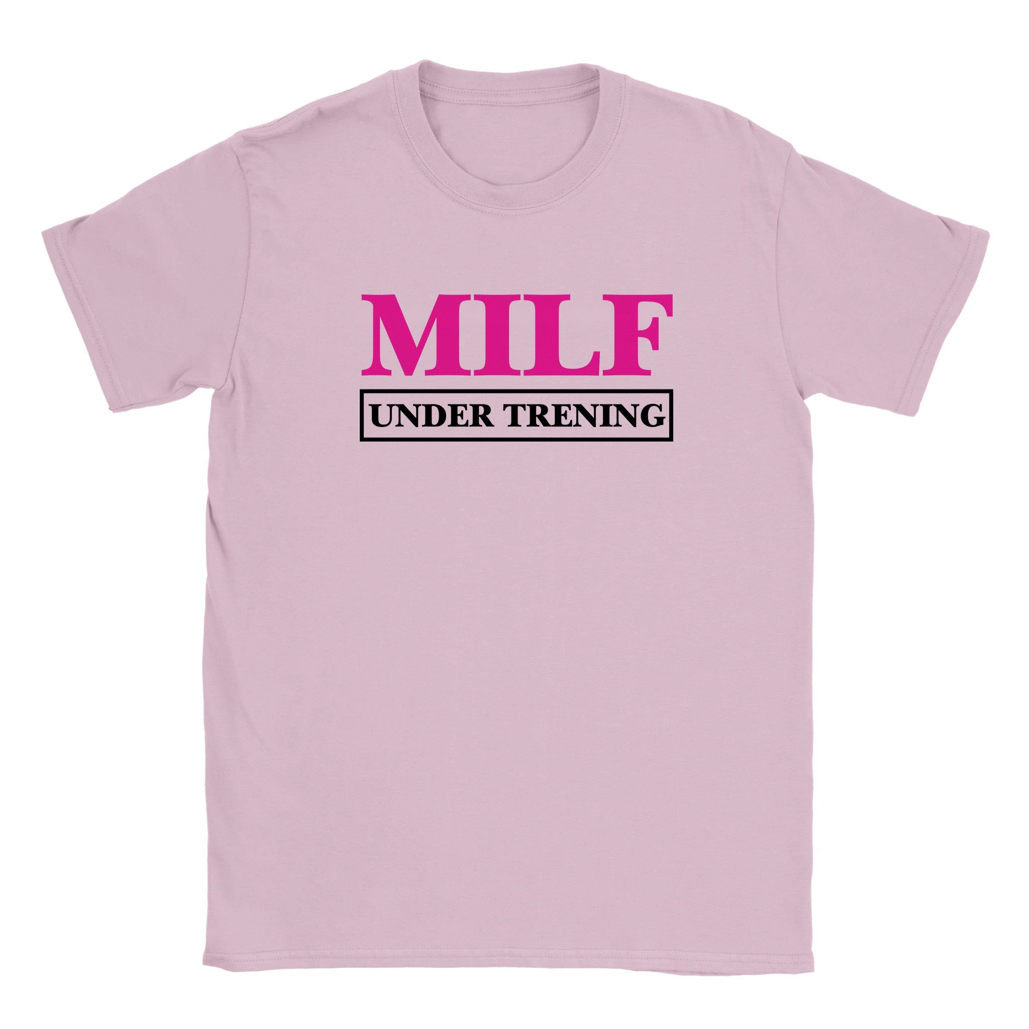 MILF under trening - Baby tee – Light Pink