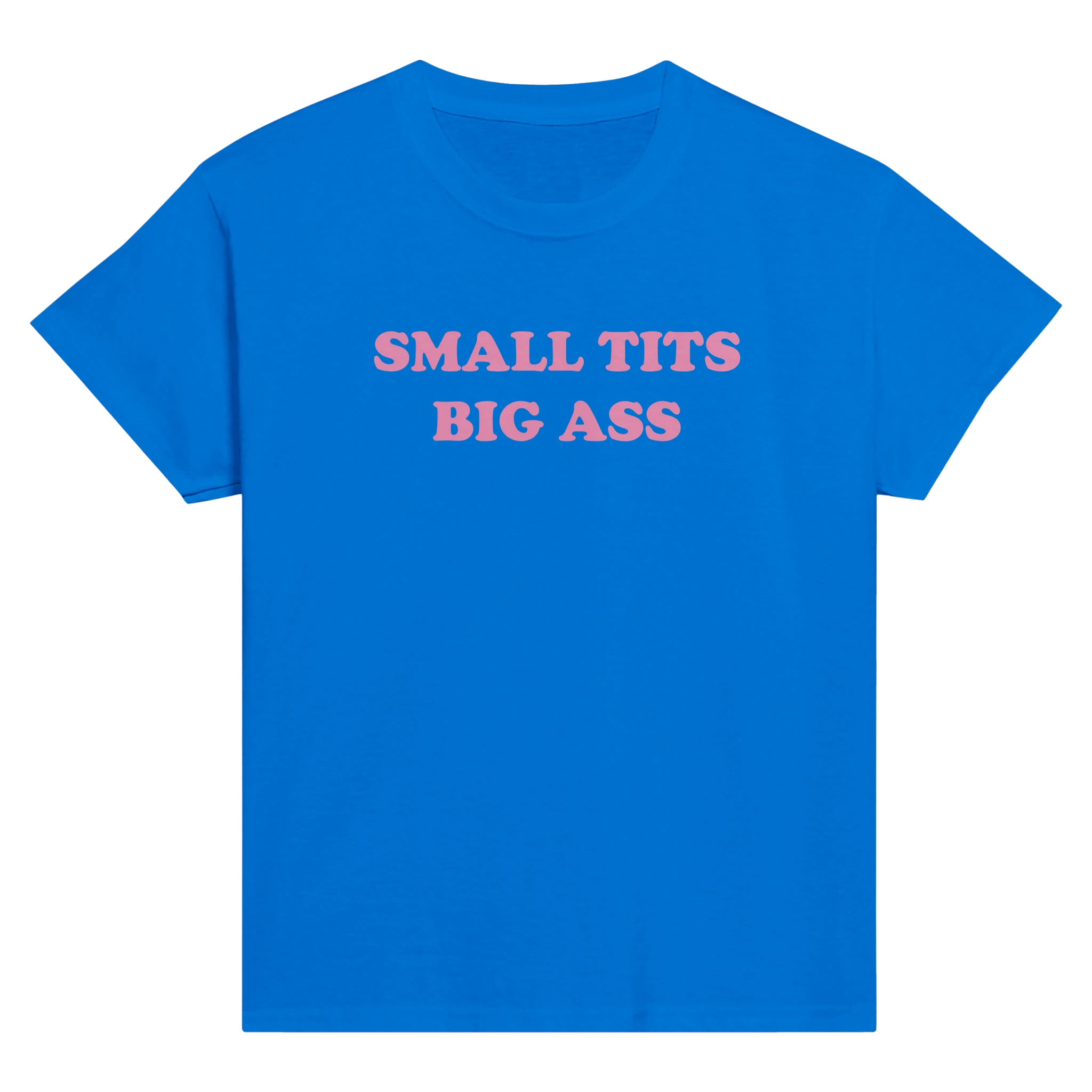Small tits big ass – morsom baby tee fra Køddeklær