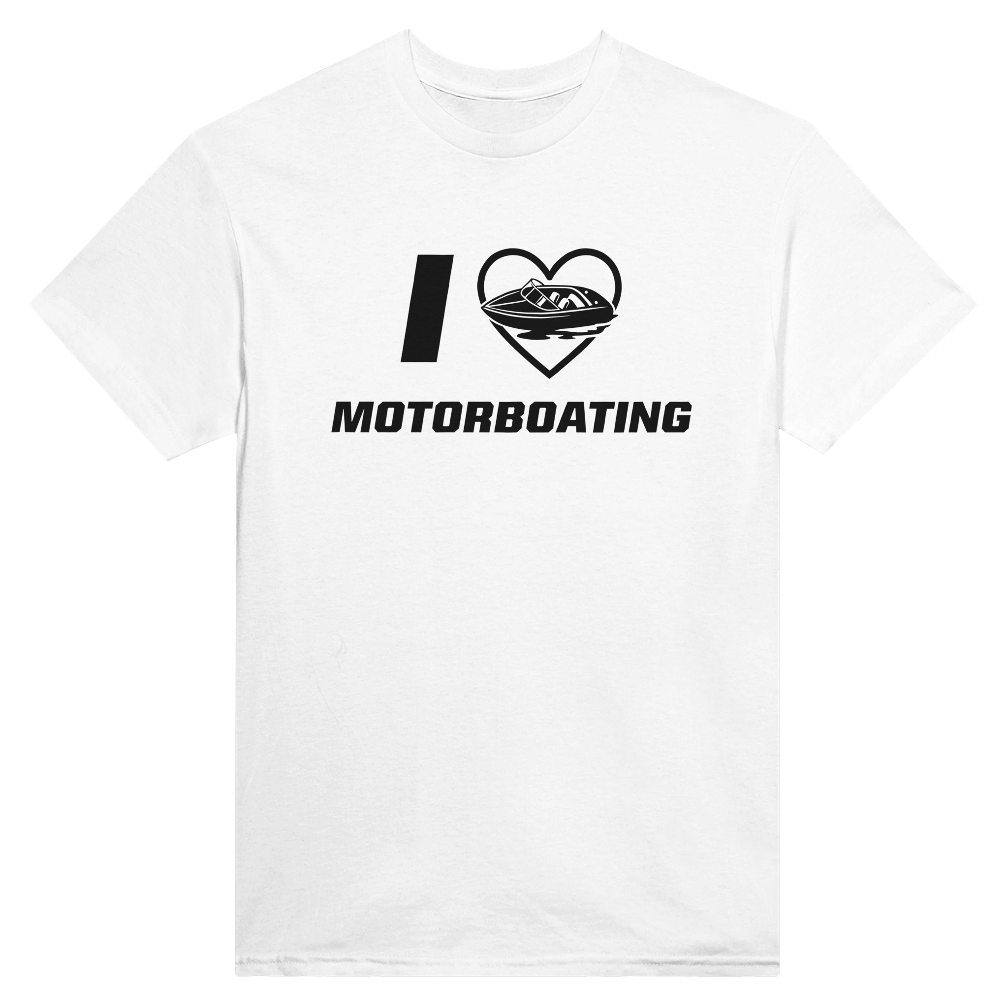 I love motorboating – morsom t-skjorte fra Køddeklær