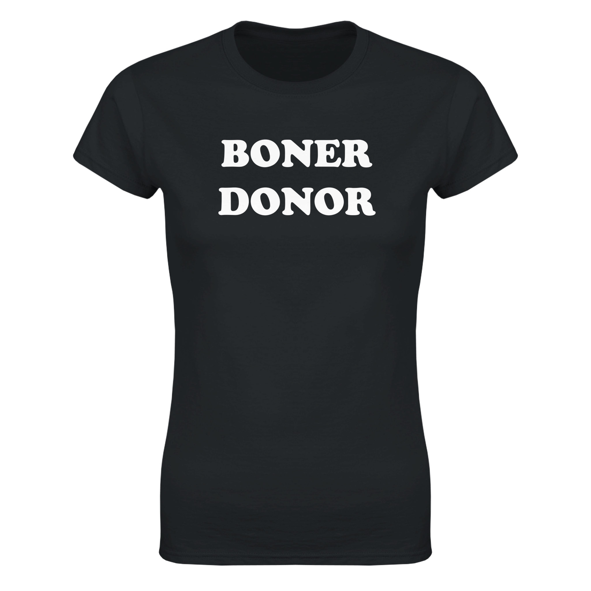 Boner donor – morsom dame-t-skjorte fra Køddeklær