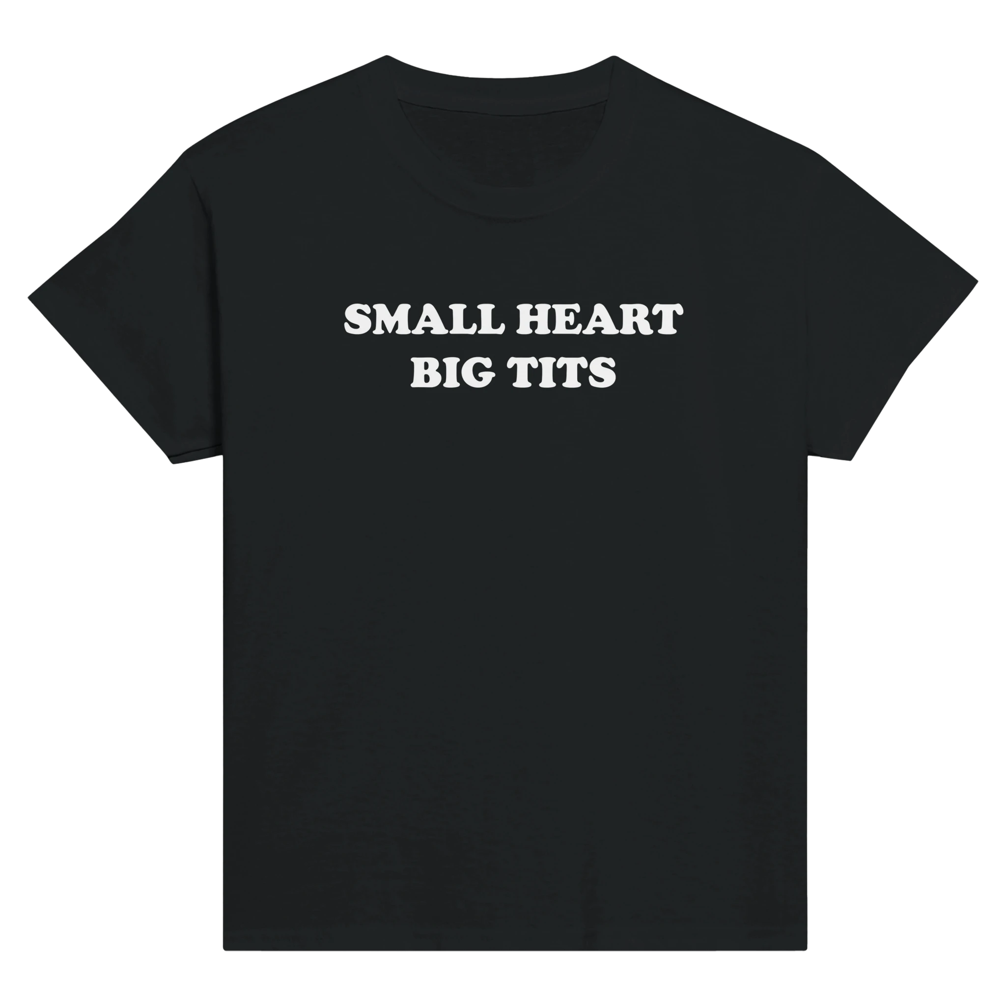 Small heart big tits – morsom baby tee fra Køddeklær