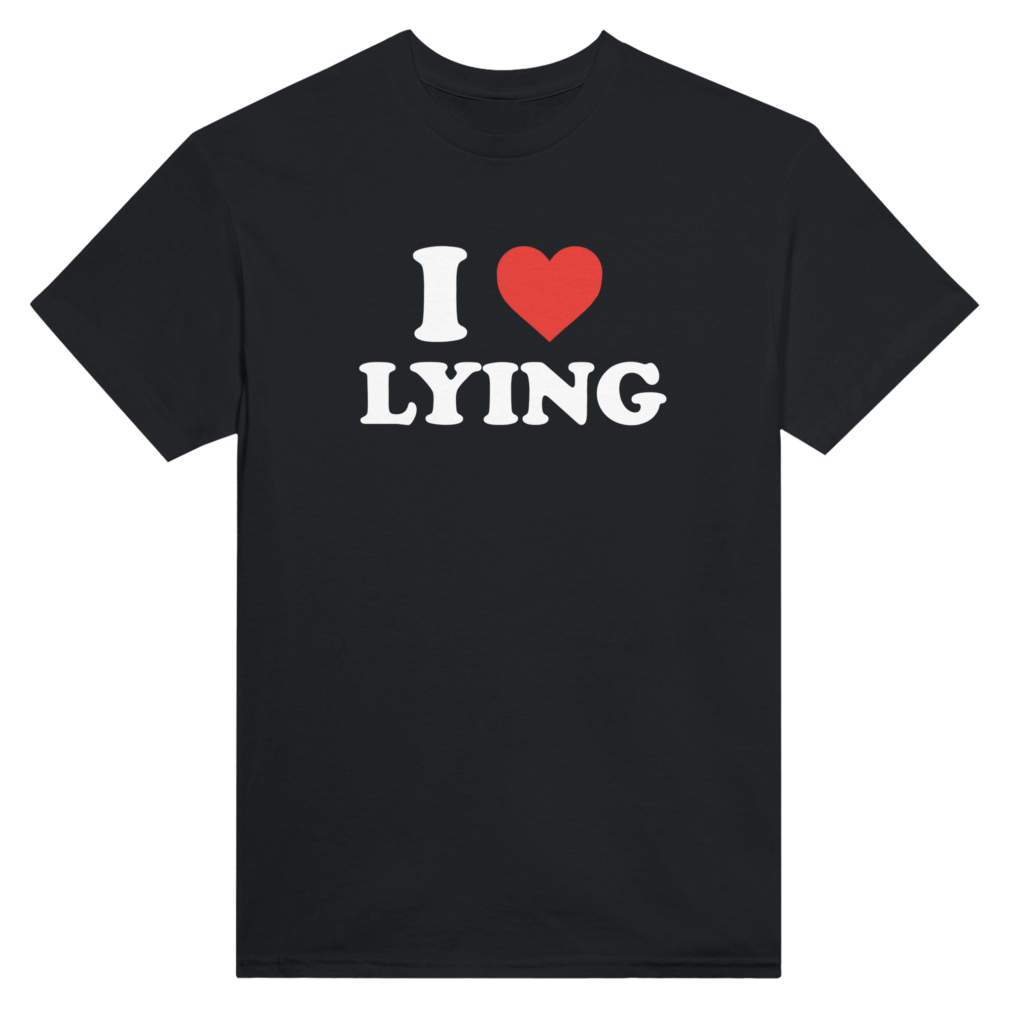 I love lying – morsom t-skjorte fra Køddeklær
