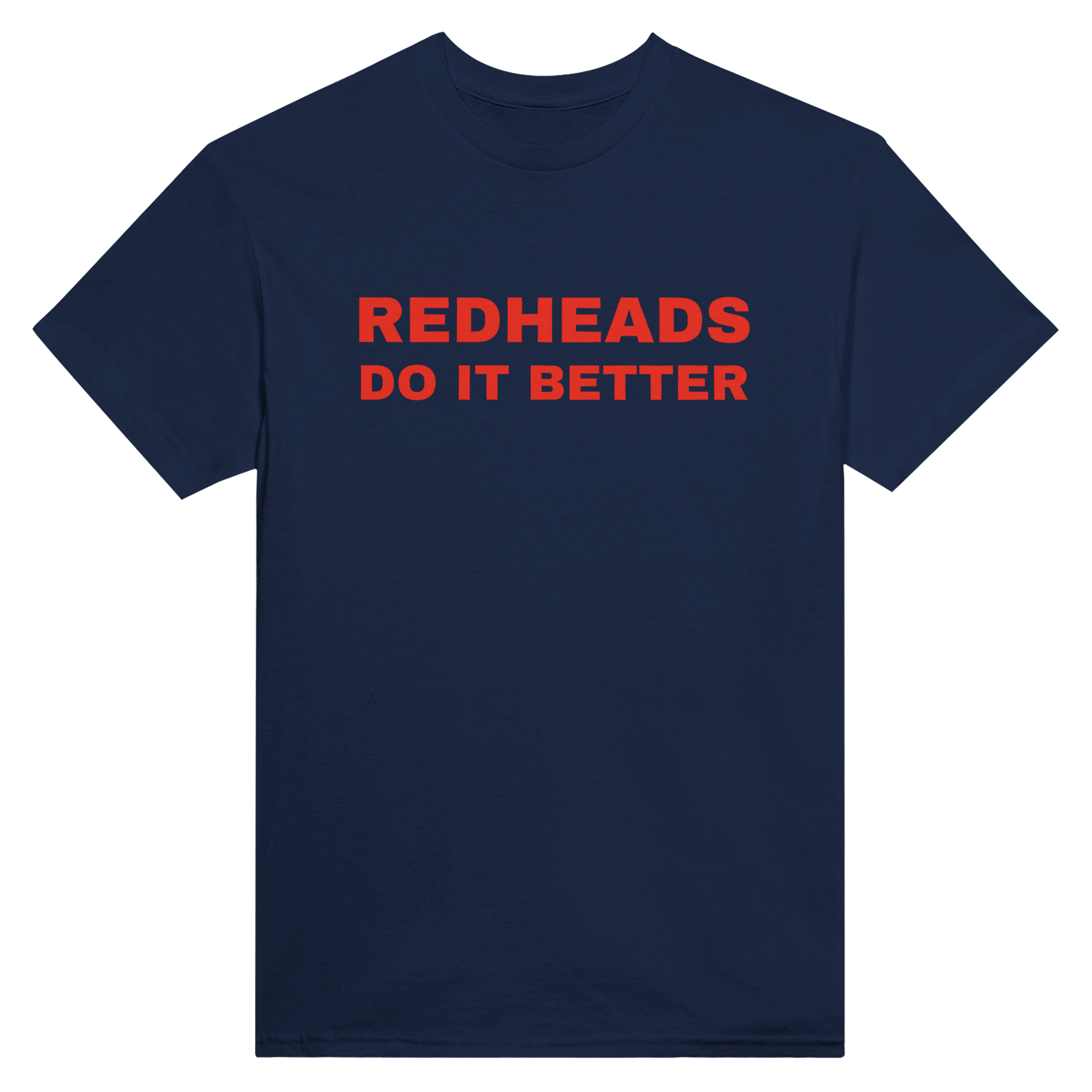 Redheads do it better – morsom t-skjorte fra Køddeklær