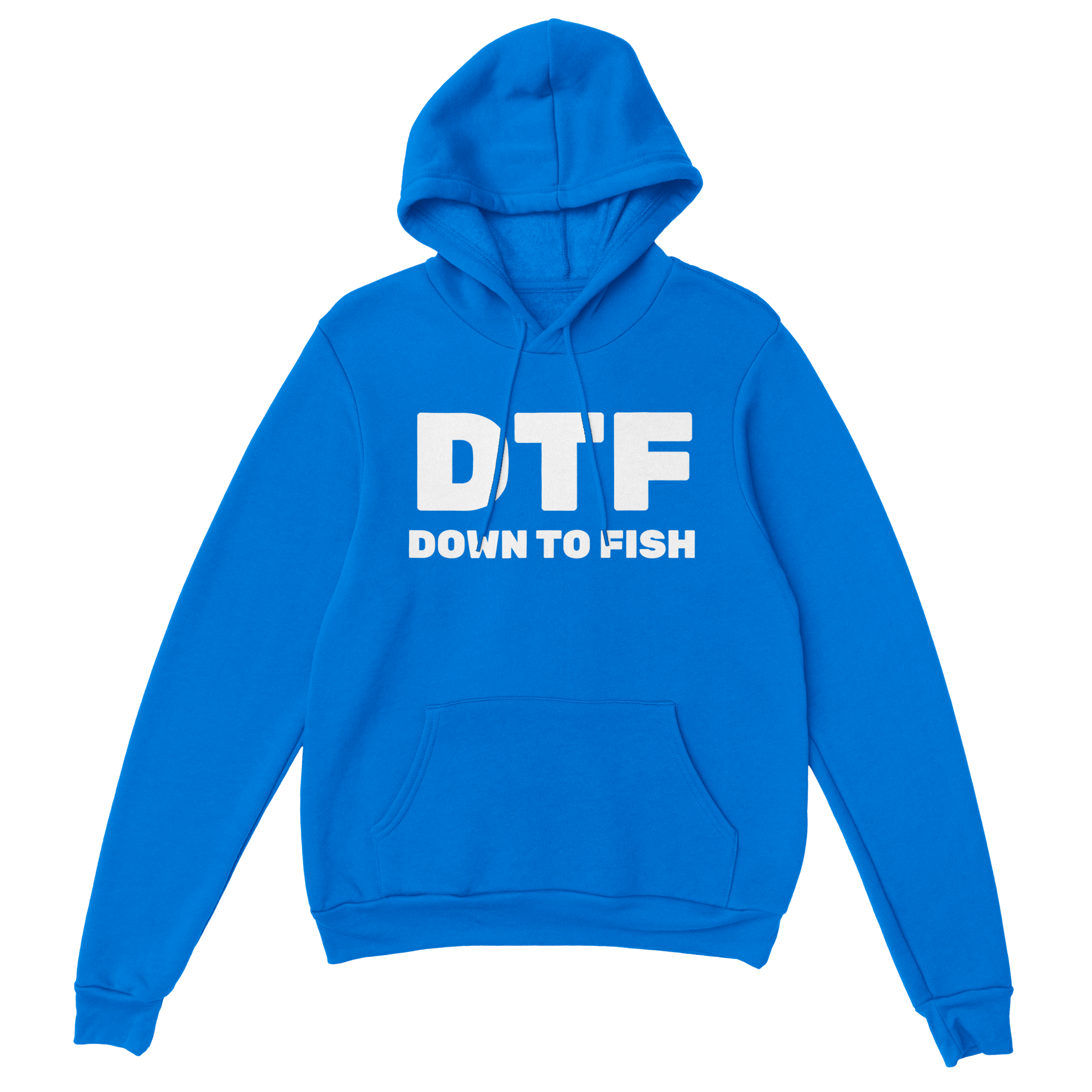 Dtf down to fish – morsom genser fra Køddeklær