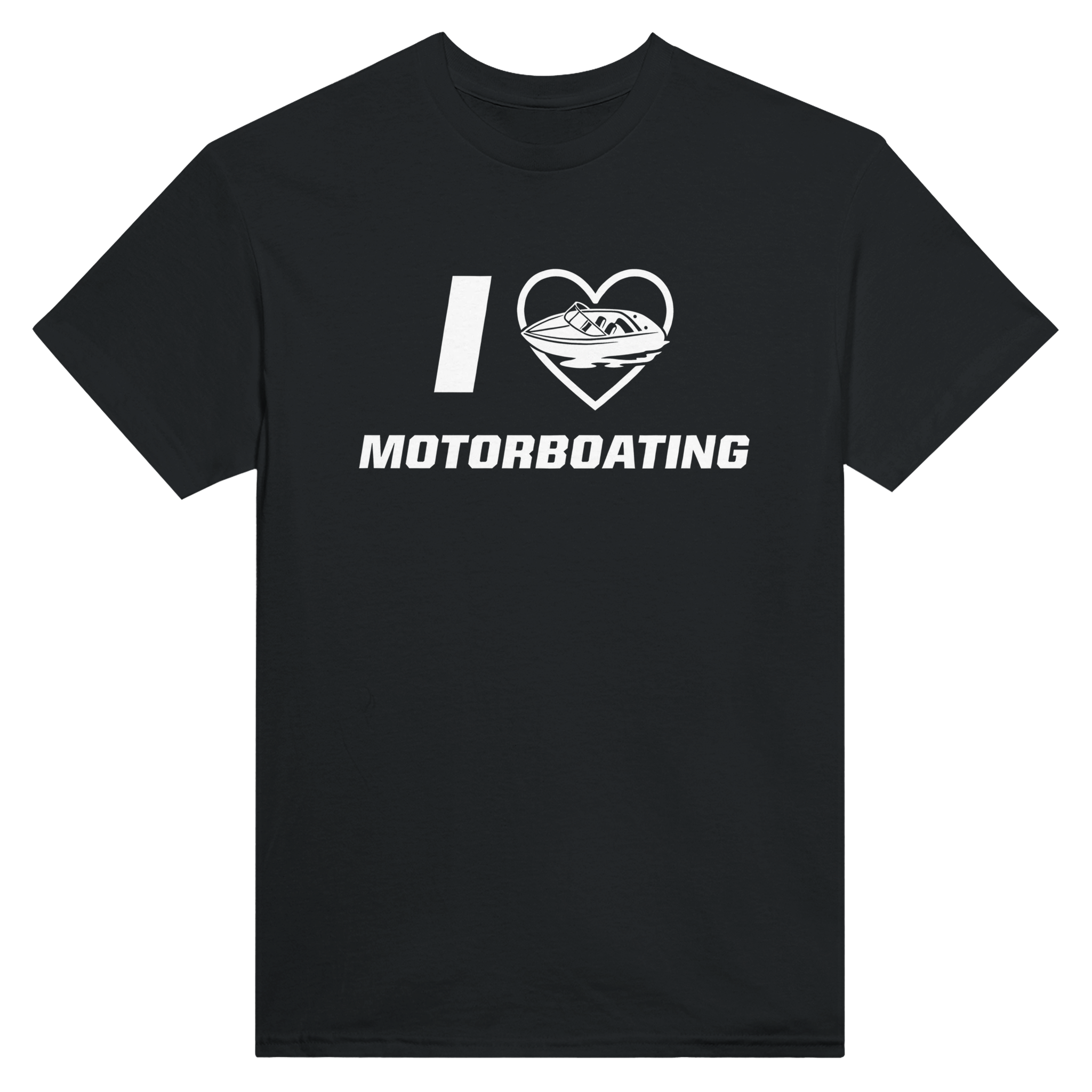 I love motorboating – morsom t-skjorte fra Køddeklær