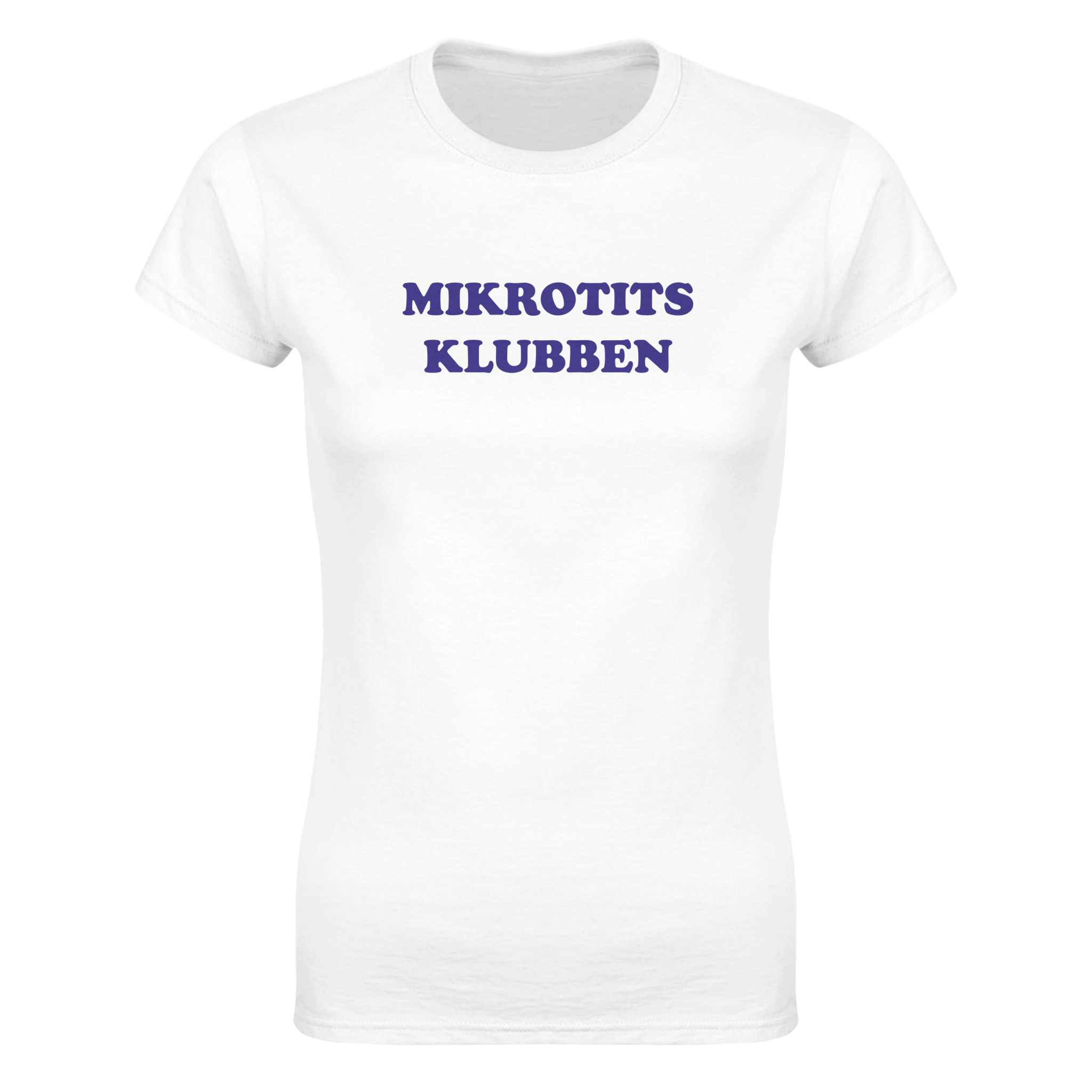Mikrotits klubben – morsom dame-t-skjorte fra Køddeklær
