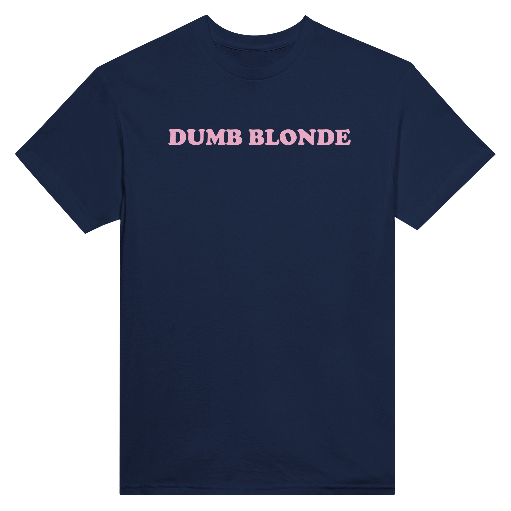 Dumb blonde – morsom t-skjorte fra Køddeklær