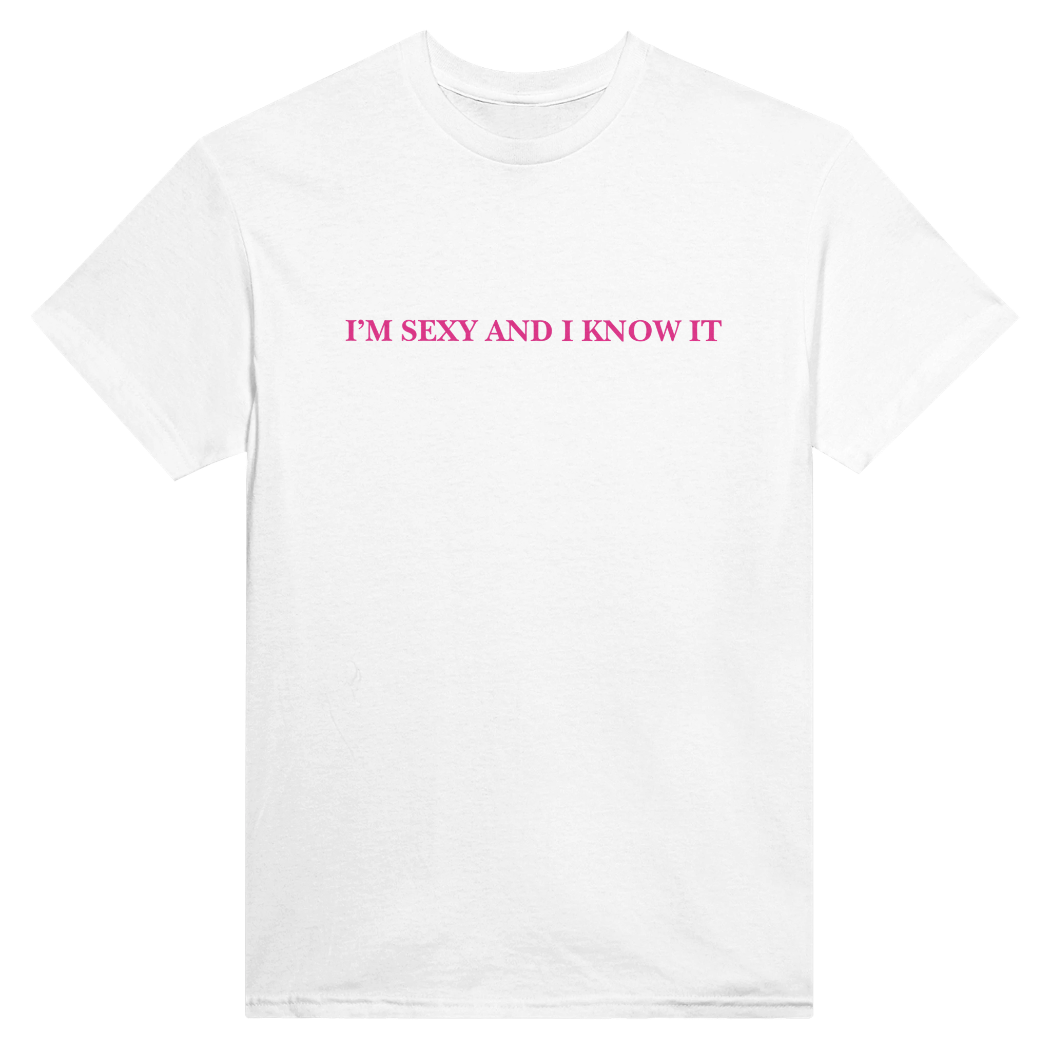 I'm sexy and I know it – morsom t-skjorte fra Køddeklær