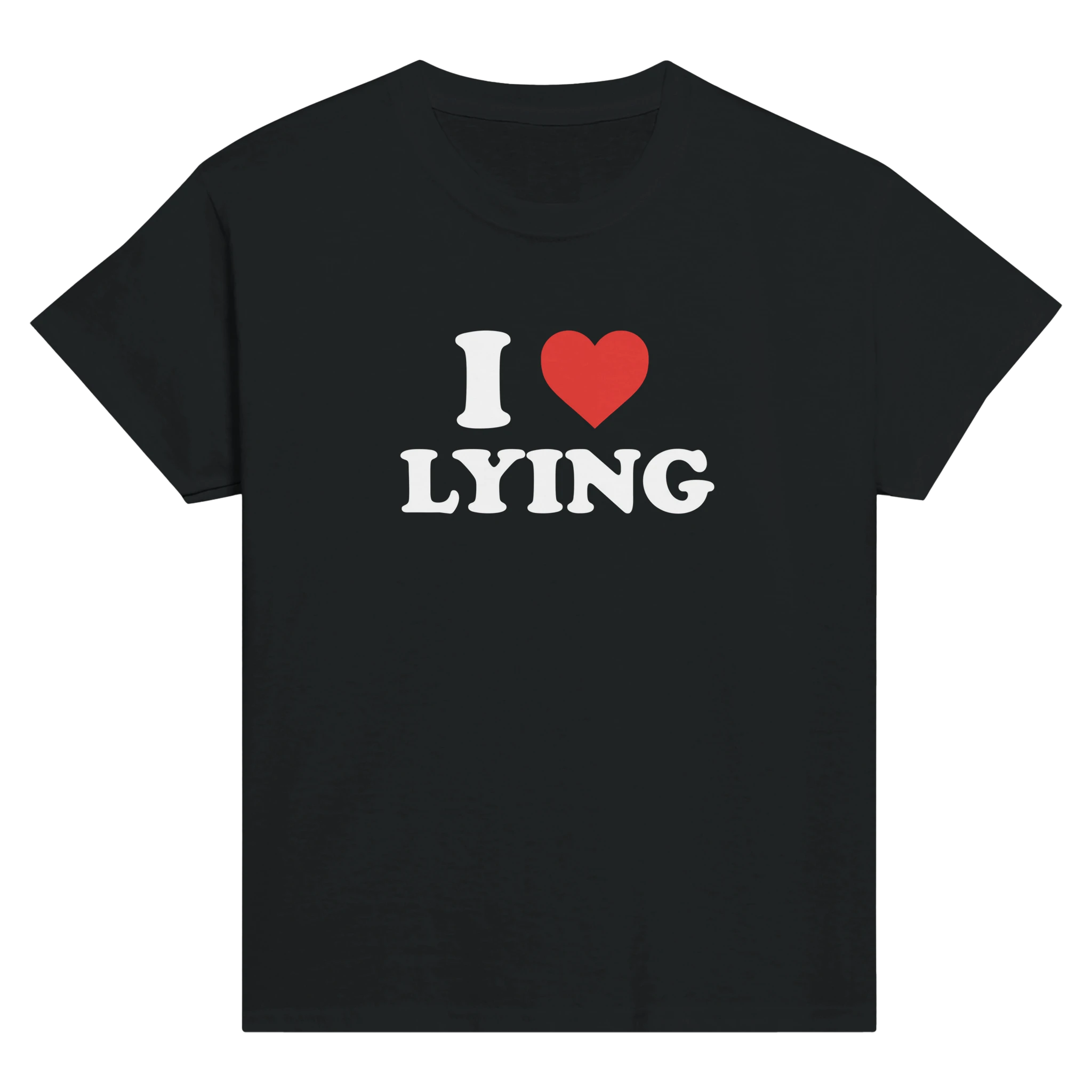 I love lying – morsom baby tee fra Køddeklær