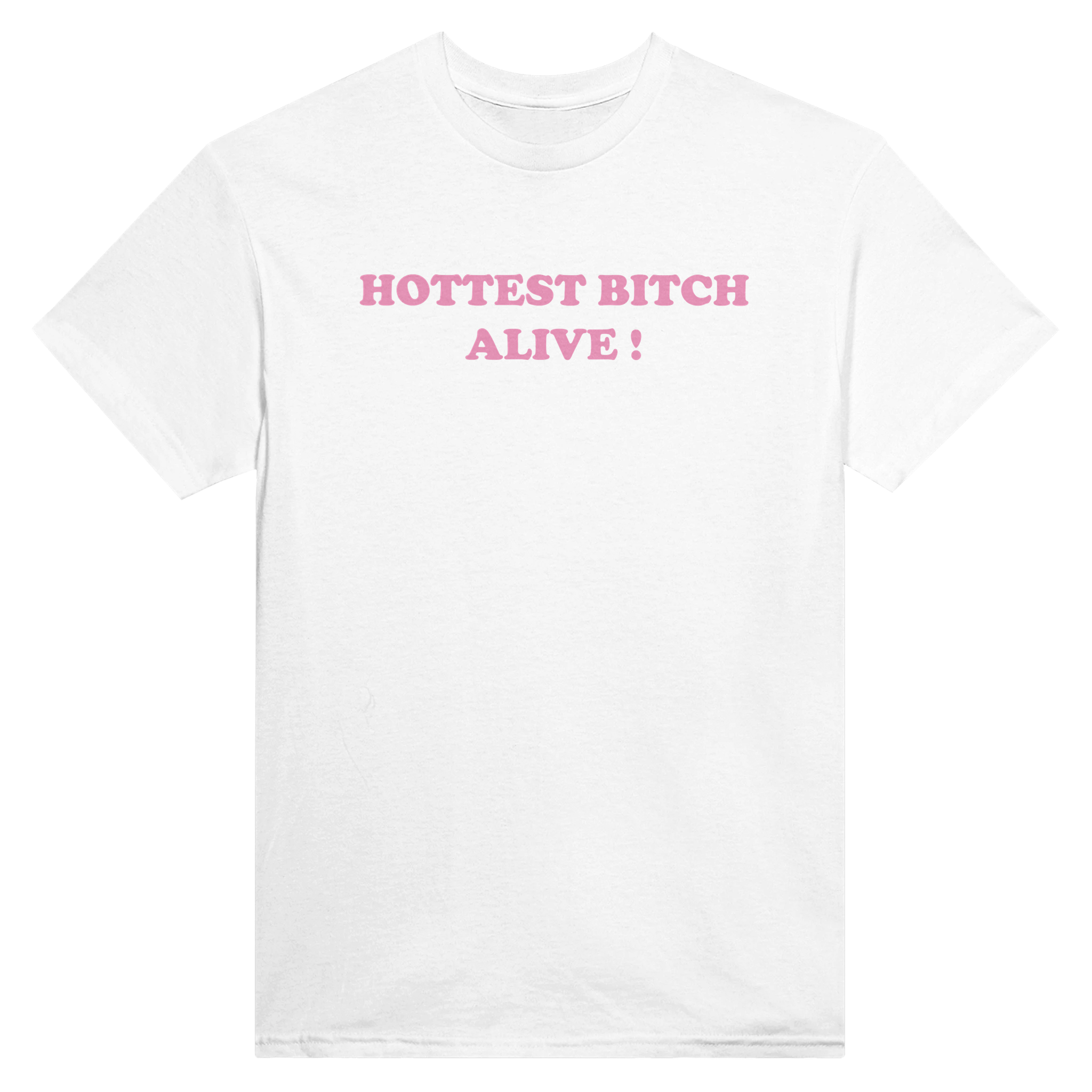Hottest bitch alive! – morsom t-skjorte fra Køddeklær