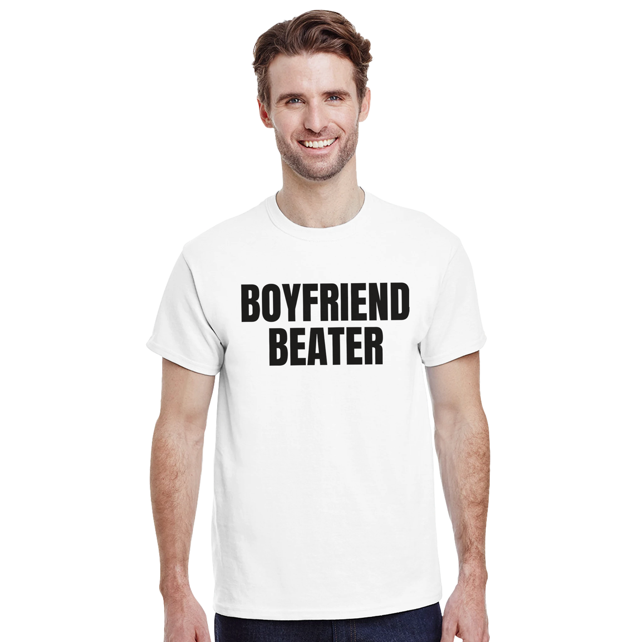 Boyfriend beater – morsom t-skjorte fra Køddeklær
