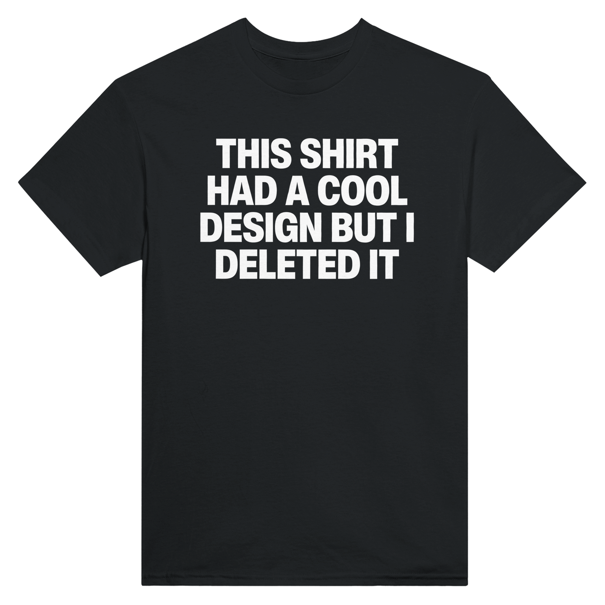 This shirt had a cool design but i deleted it – morsom t-skjorte fra Køddeklær