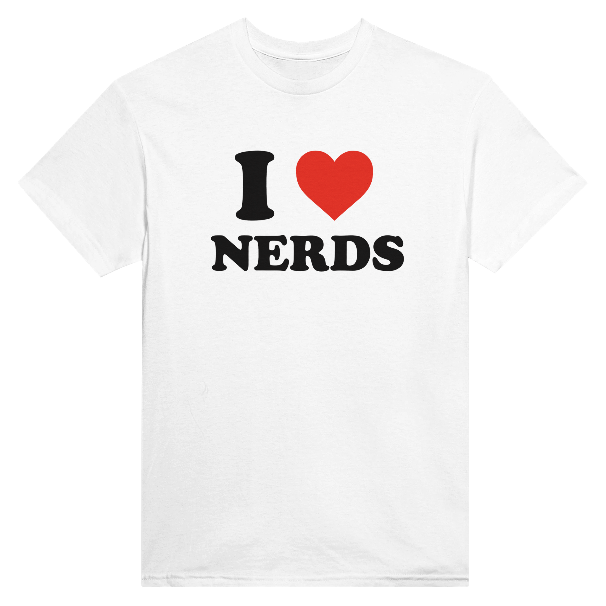 I love nerds – morsom t-skjorte fra Køddeklær