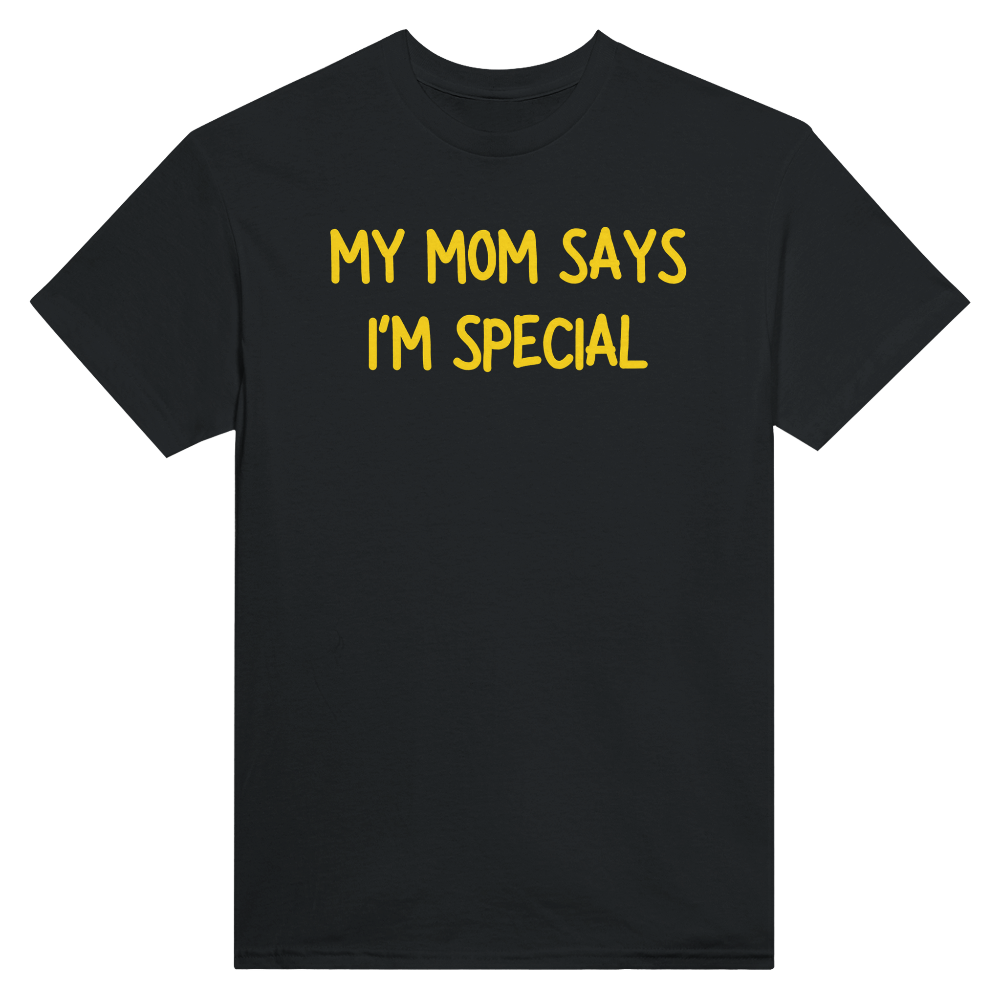 My mom says i'm special – morsom t-skjorte fra Køddeklær