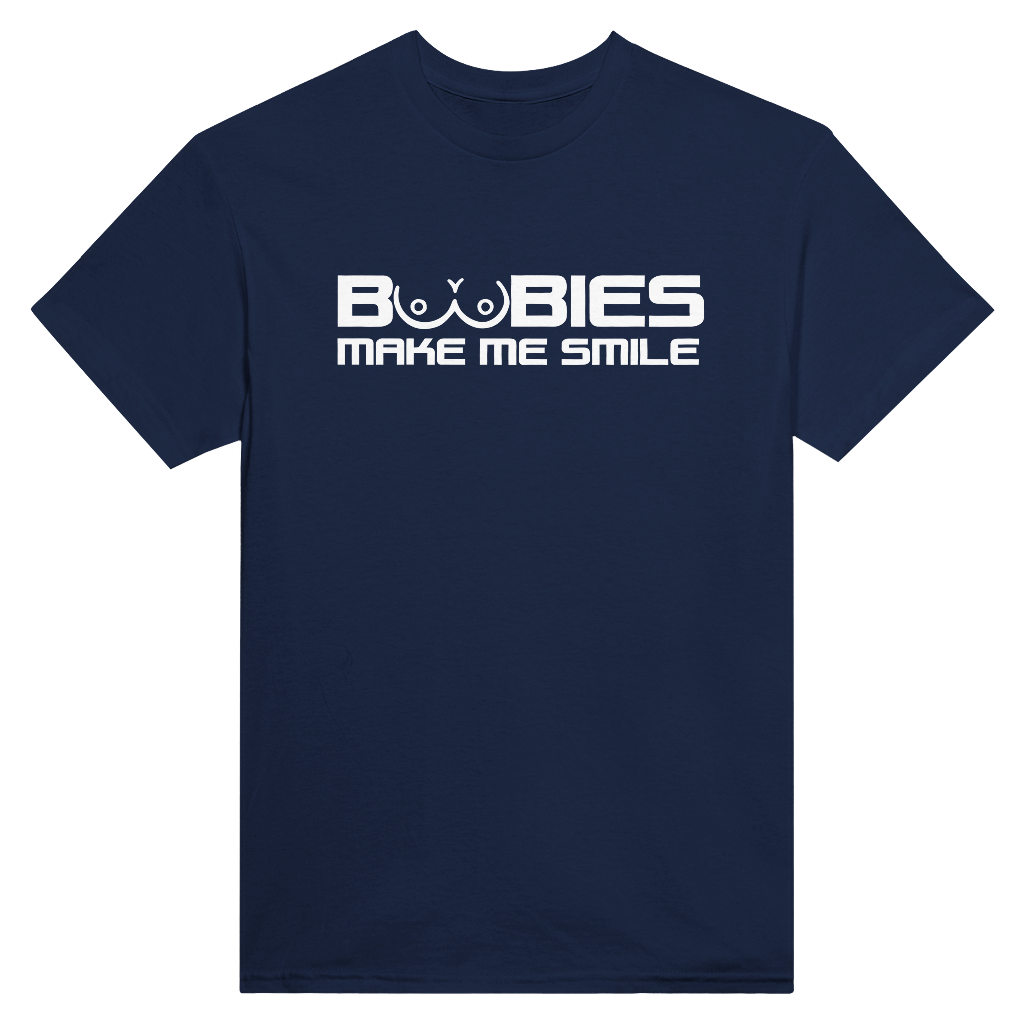 Boobies make me smile – morsom t-skjorte fra Køddeklær