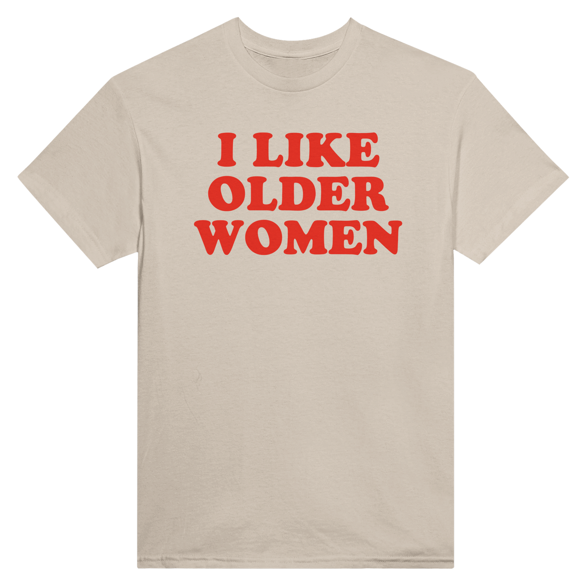 I like older women – morsom t-skjorte fra Køddeklær