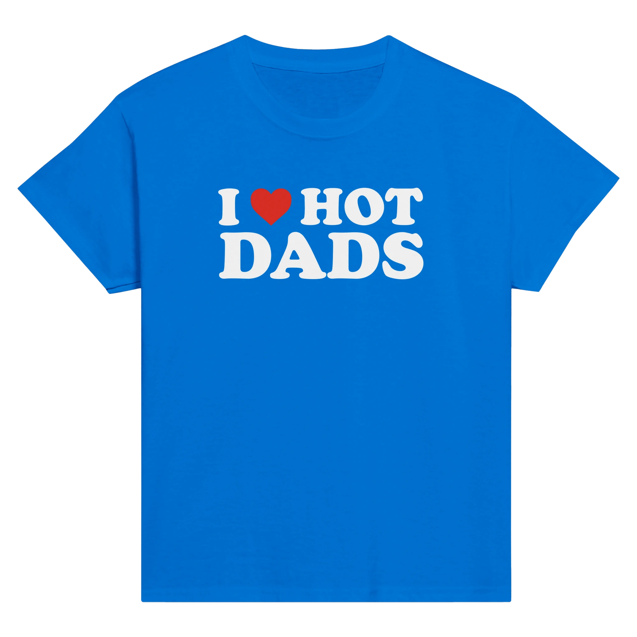 I love hot dads – morsom baby tee fra Køddeklær