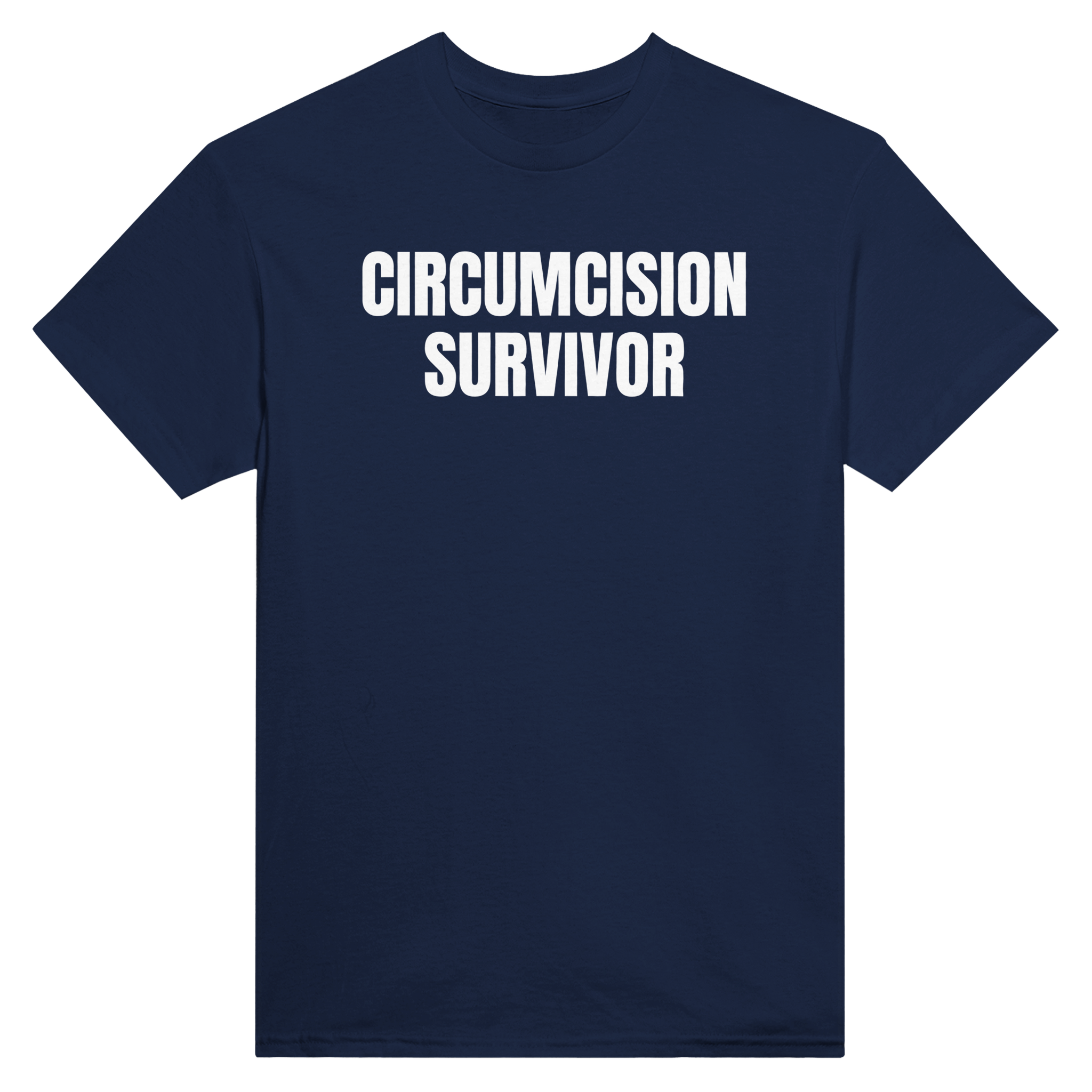 Circumcision survivor – morsom t-skjorte fra Køddeklær