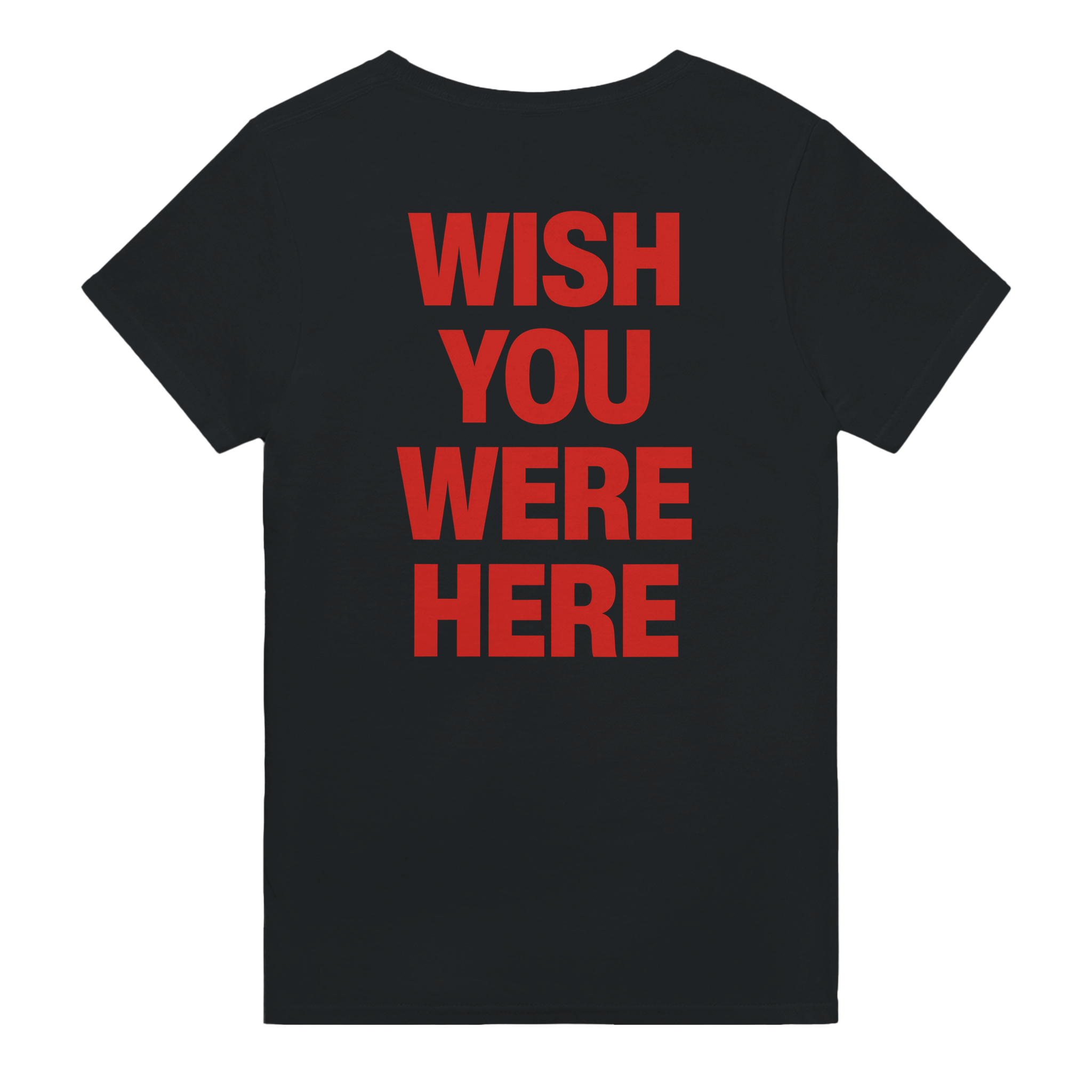 Wish you were here – morsom t-skjorte med backprint fra Køddeklær