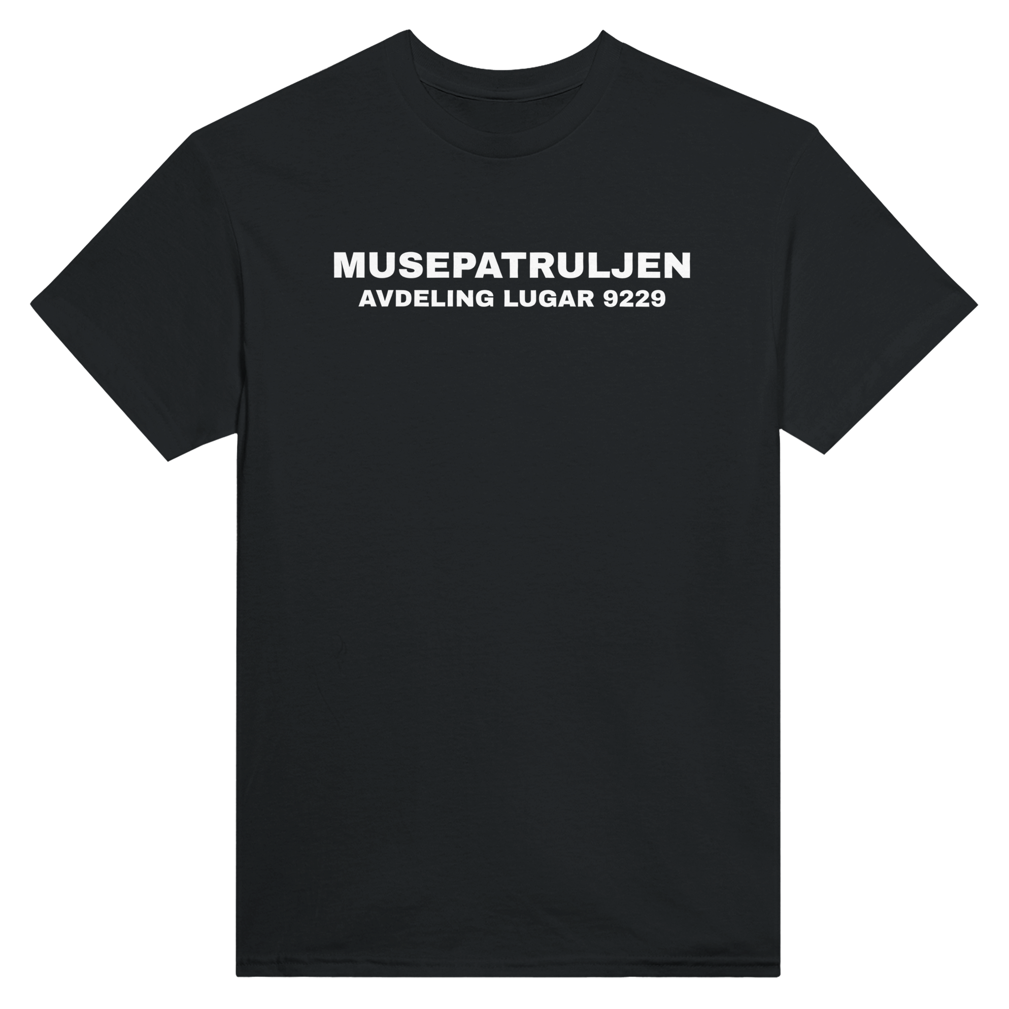 Musepatruljen avdeling lugar 9229 – morsom t-skjorte fra Køddeklær