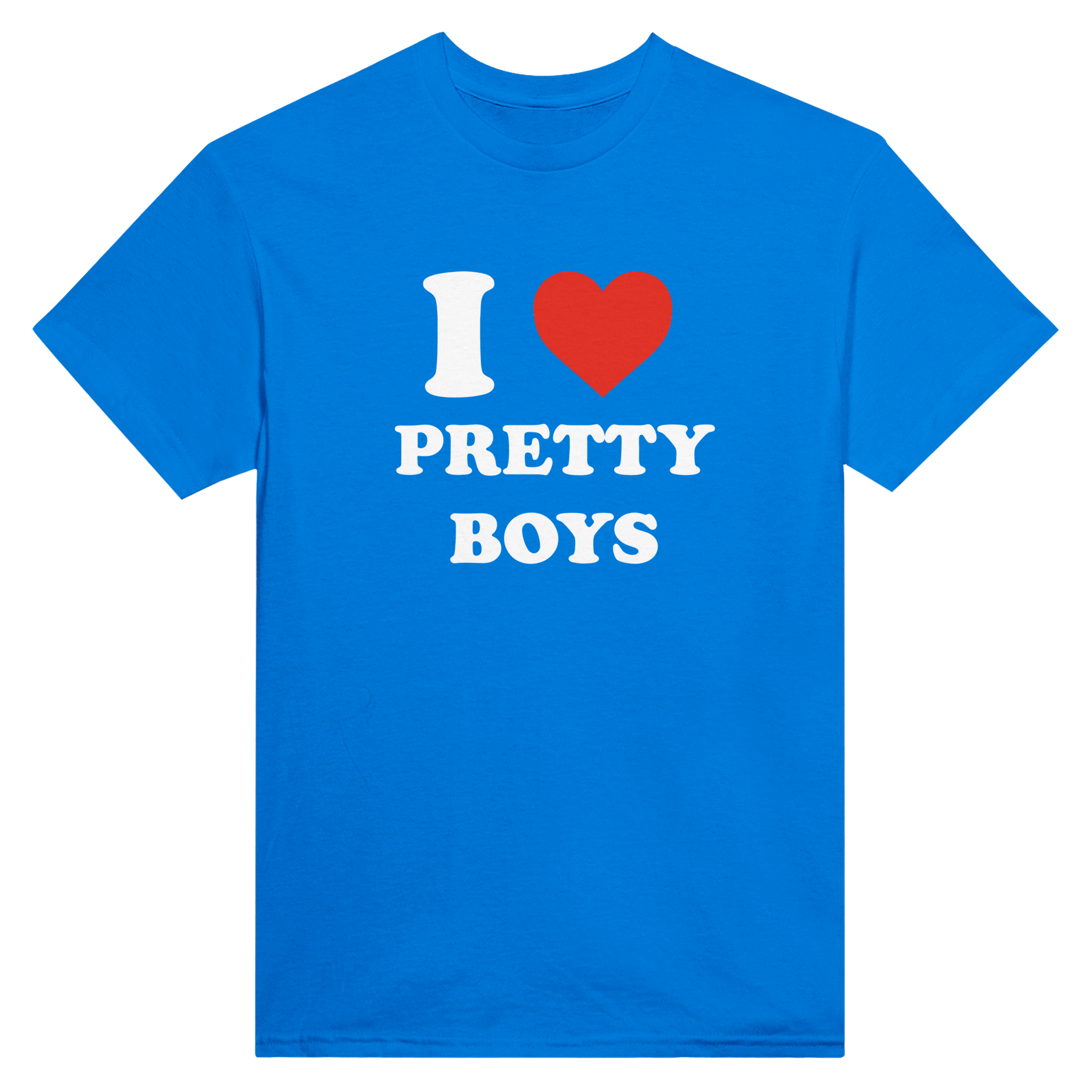 I love pretty boys – morsom t-skjorte fra Køddeklær