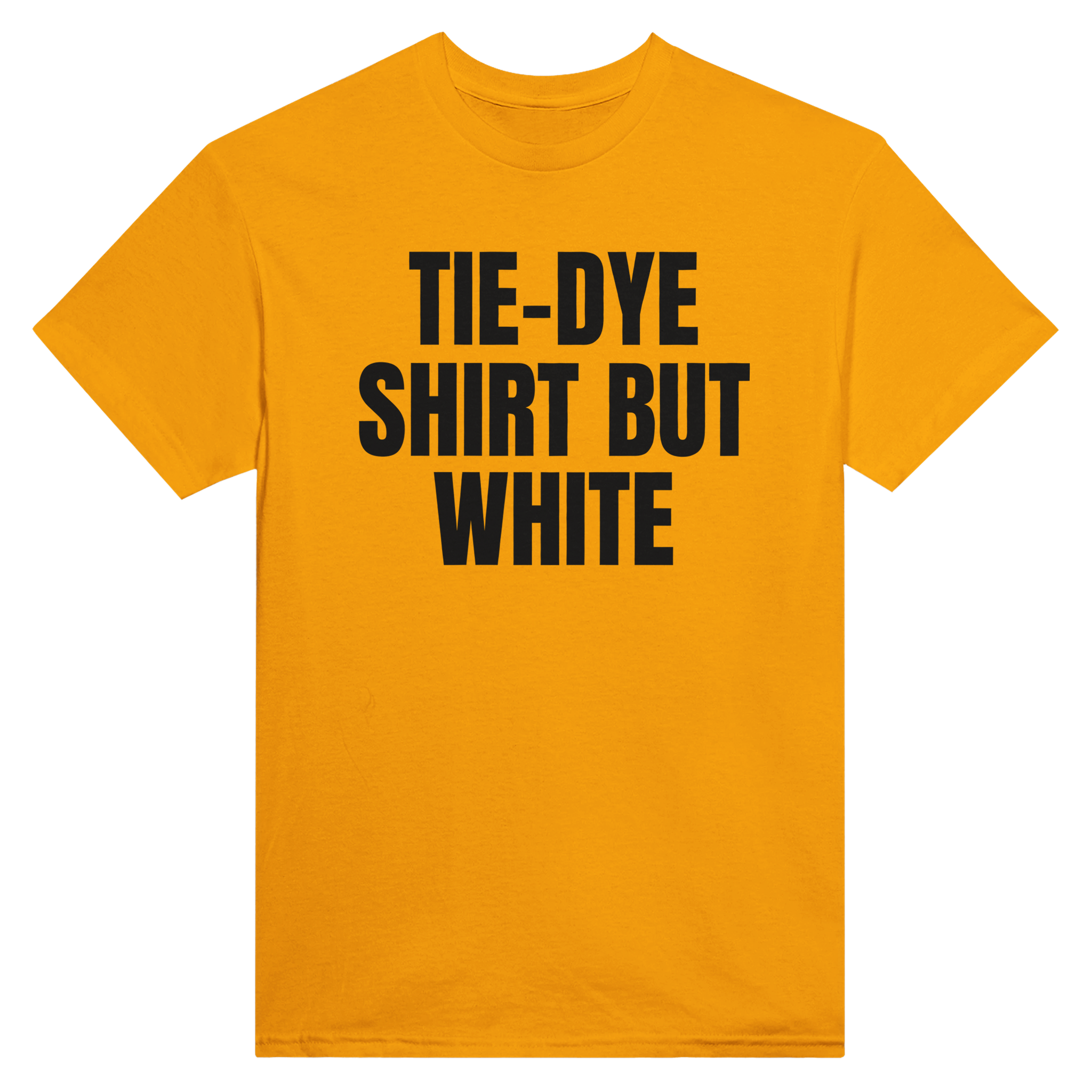Tie-dye shirt but white – morsom t-skjorte fra Køddeklær