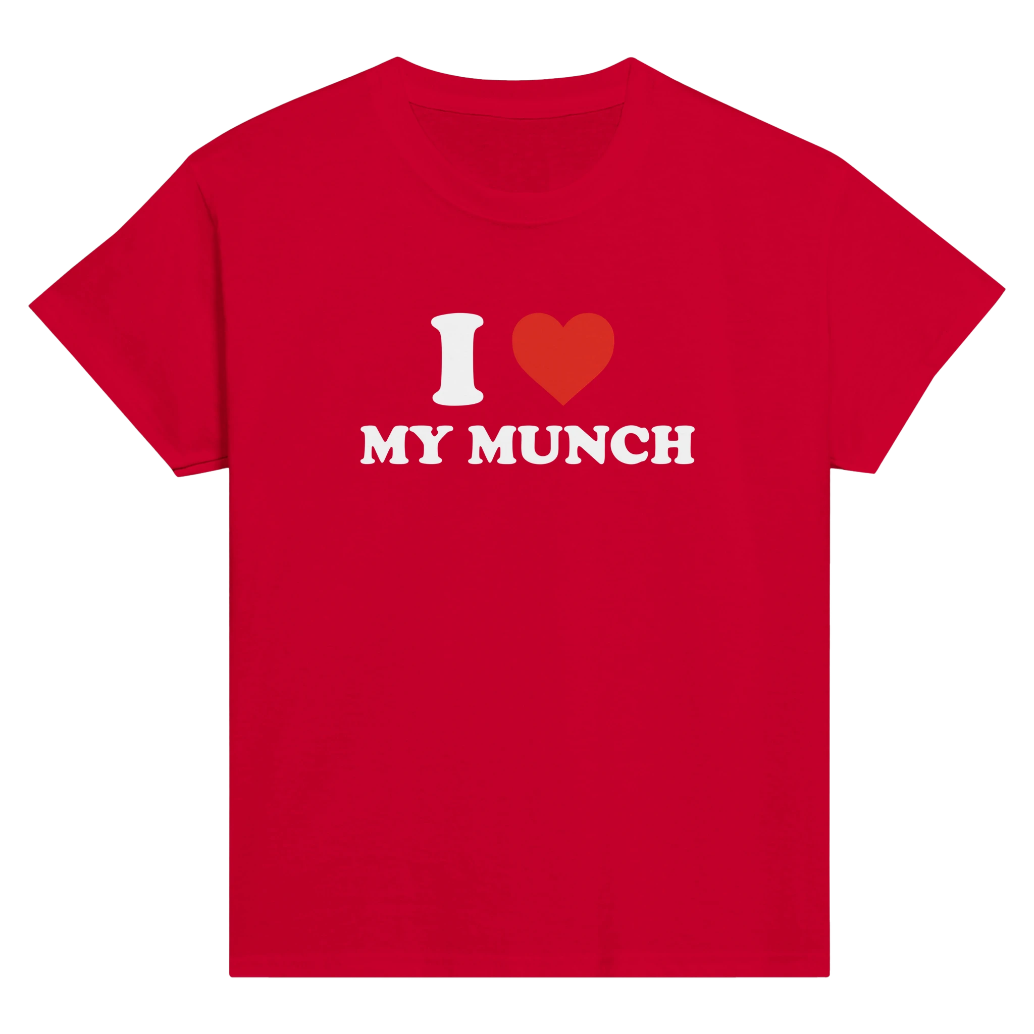 I love my munch – morsom baby tee fra Køddeklær