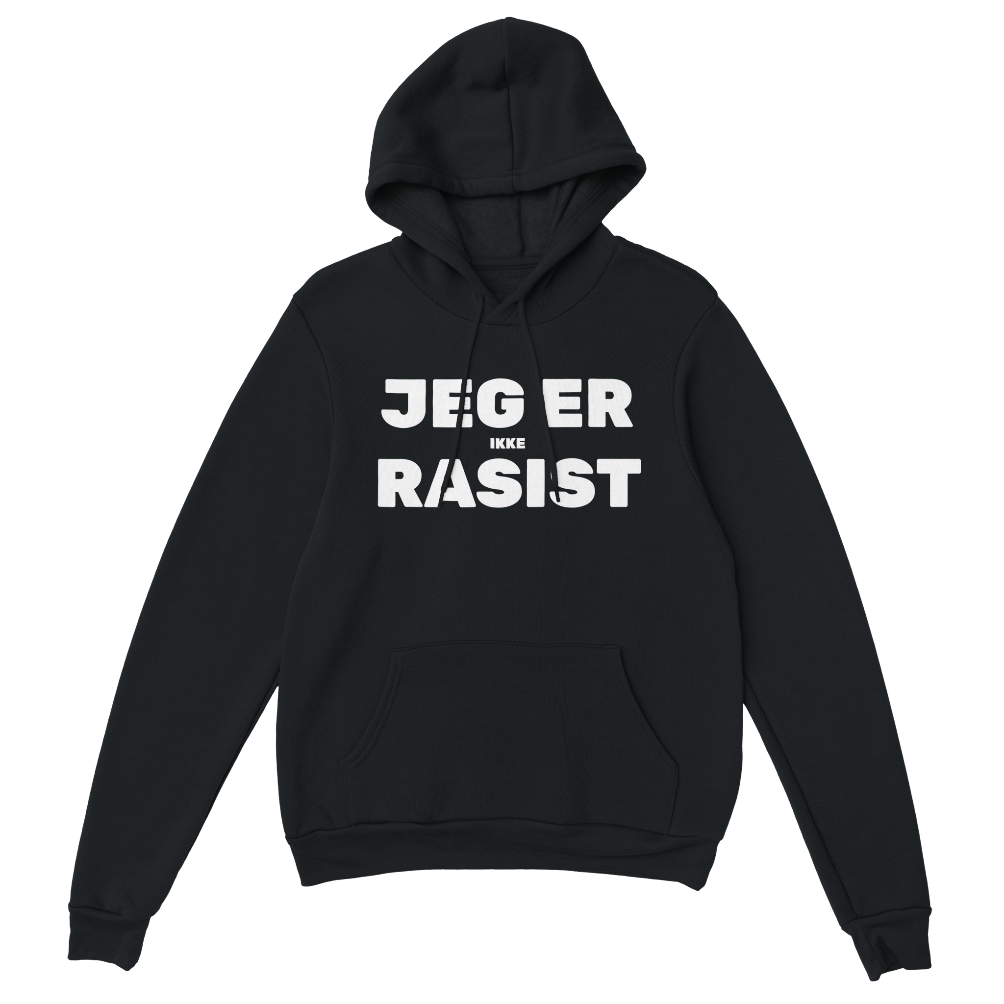 Jeg er ikke rasist – morsom genser fra Køddeklær