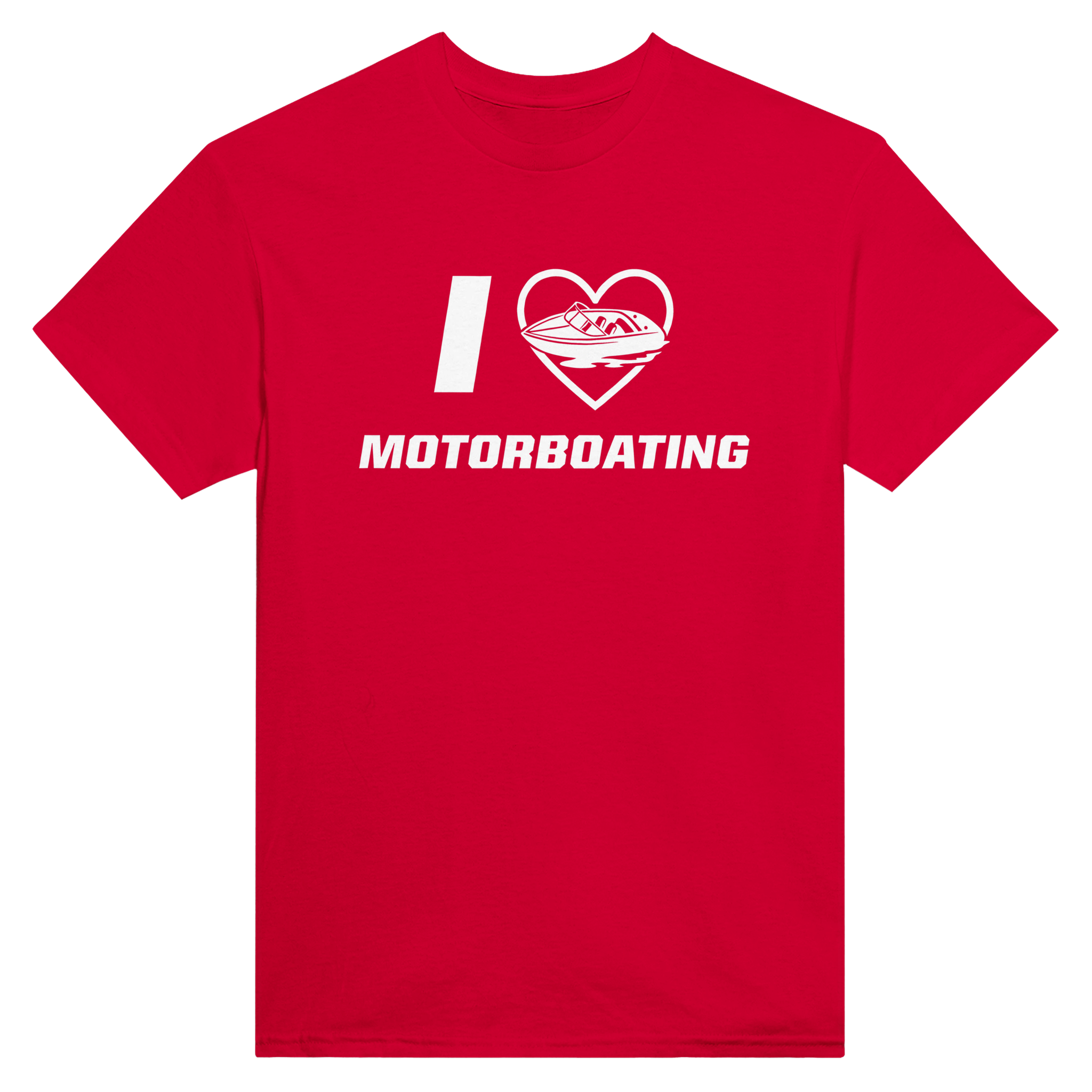 I love motorboating – morsom t-skjorte fra Køddeklær