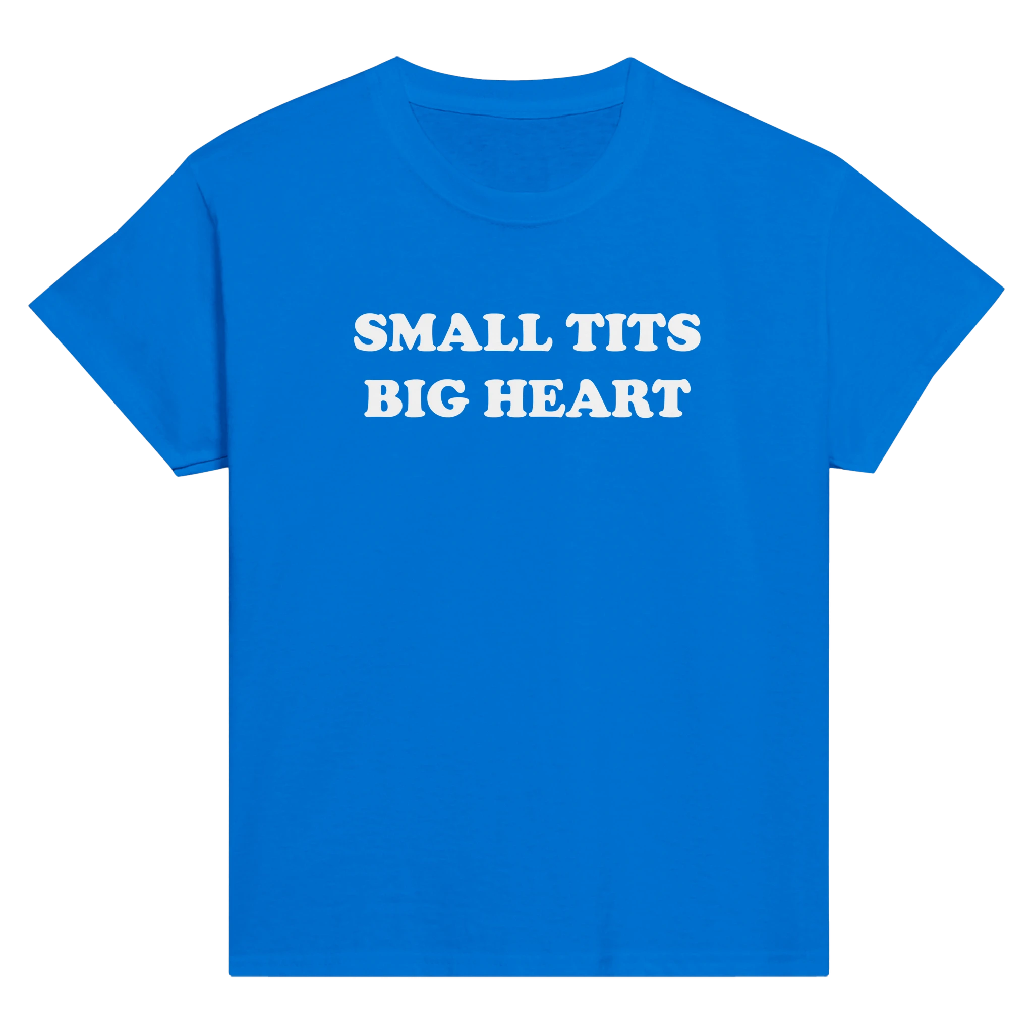 Small tits big heart – morsom baby tee fra Køddeklær