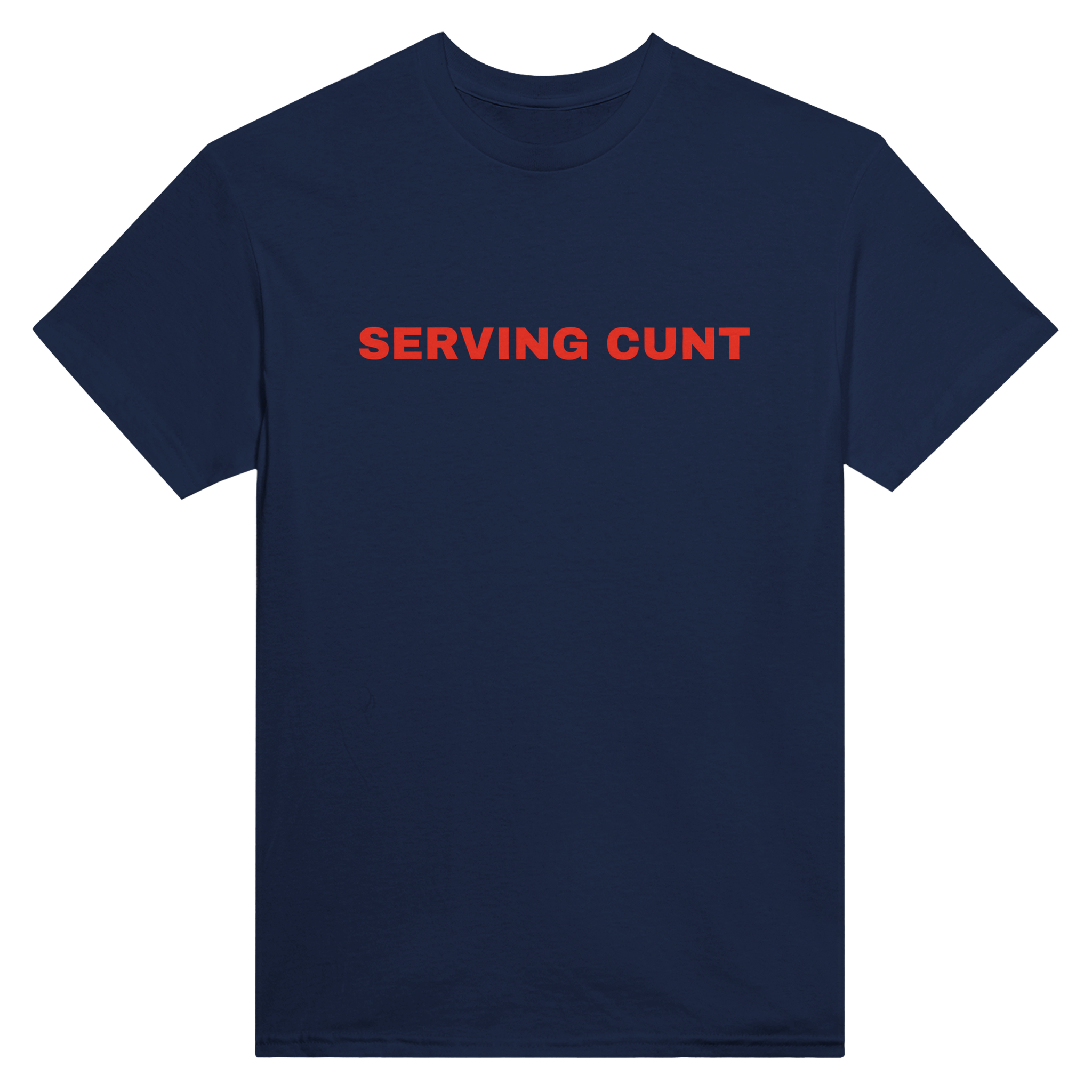 Serving cunt – morsom t-skjorte fra Køddeklær