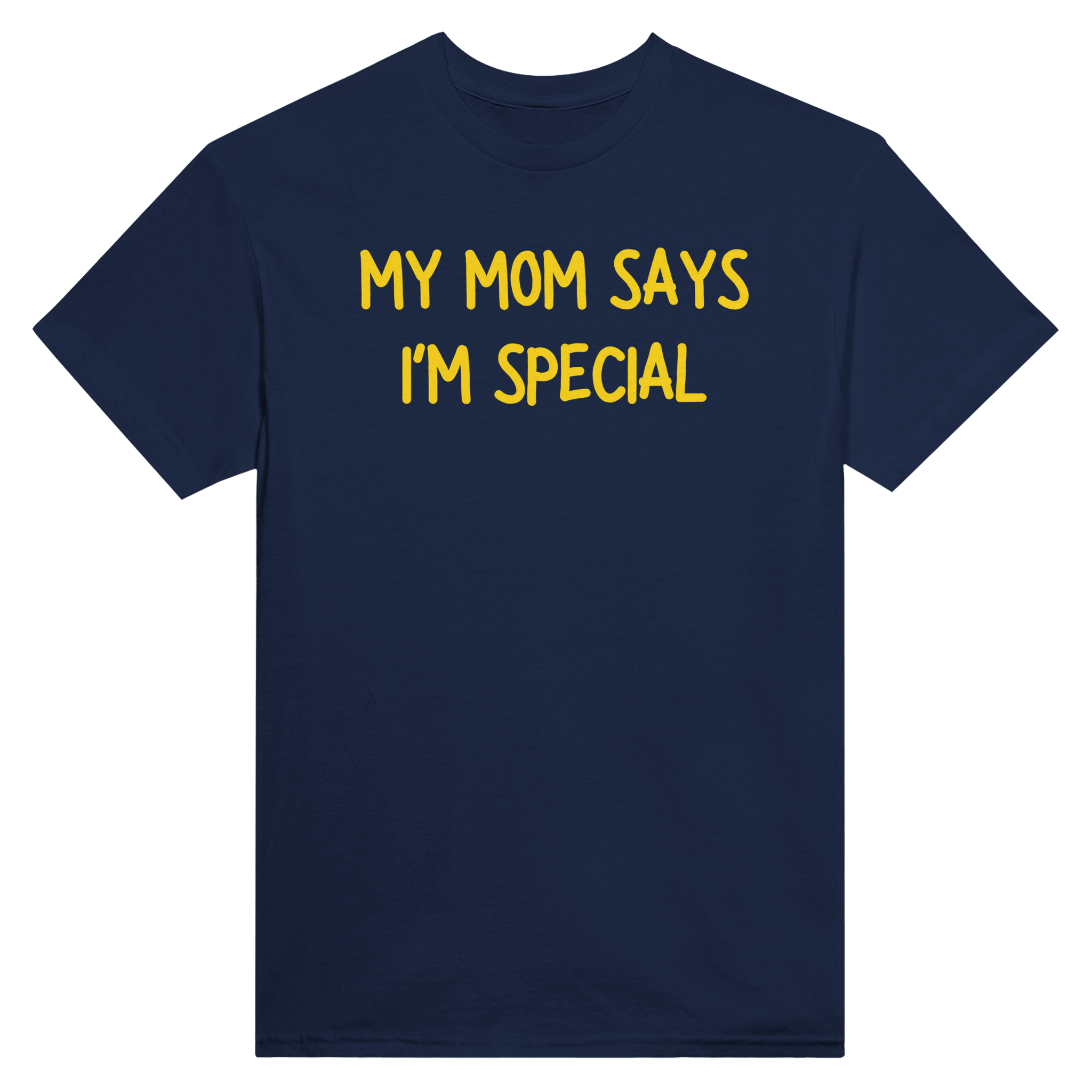 My mom says i'm special – morsom t-skjorte fra Køddeklær